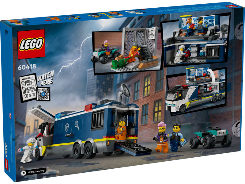 LEGO City Polizeitruck mit Labor 60418