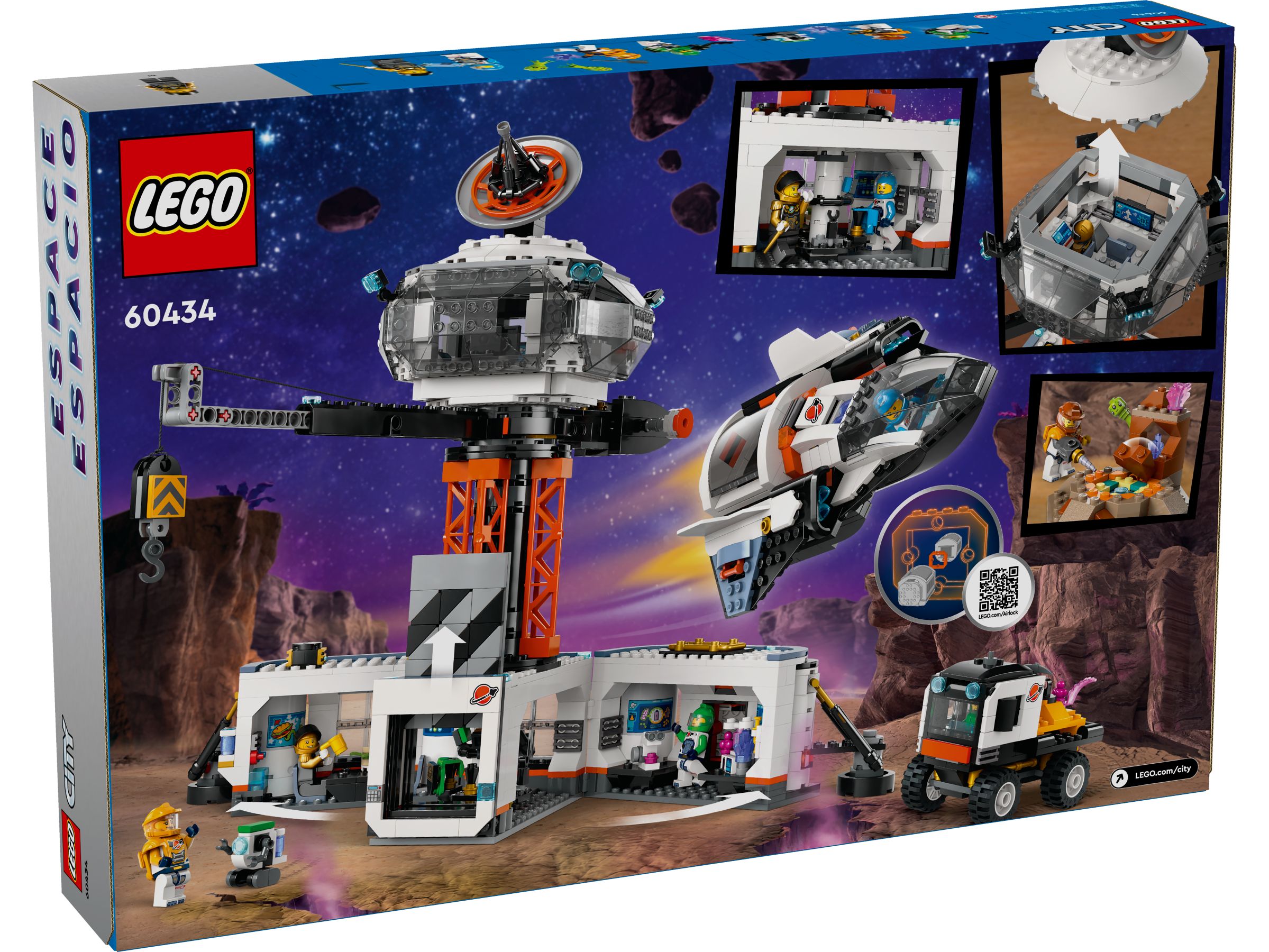 LEGO City Raumbasis mit Startrampe 60434