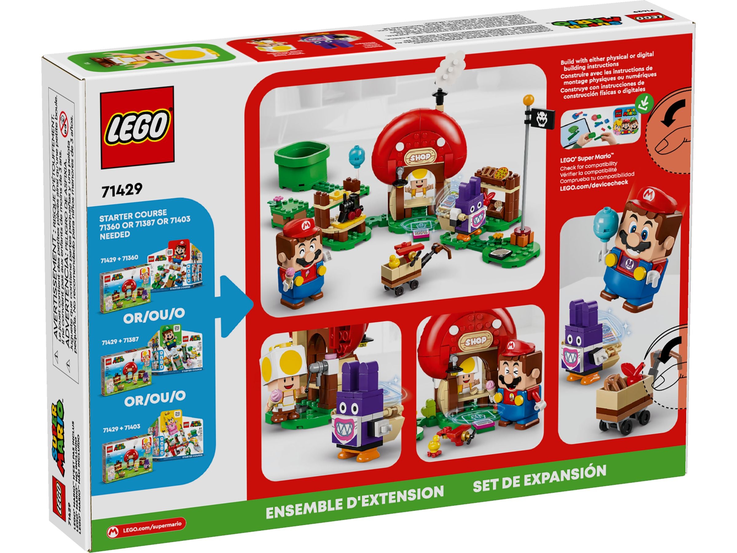 LEGO Super Mario Mopsie in Toads Laden - Erweiterungsset 71429
