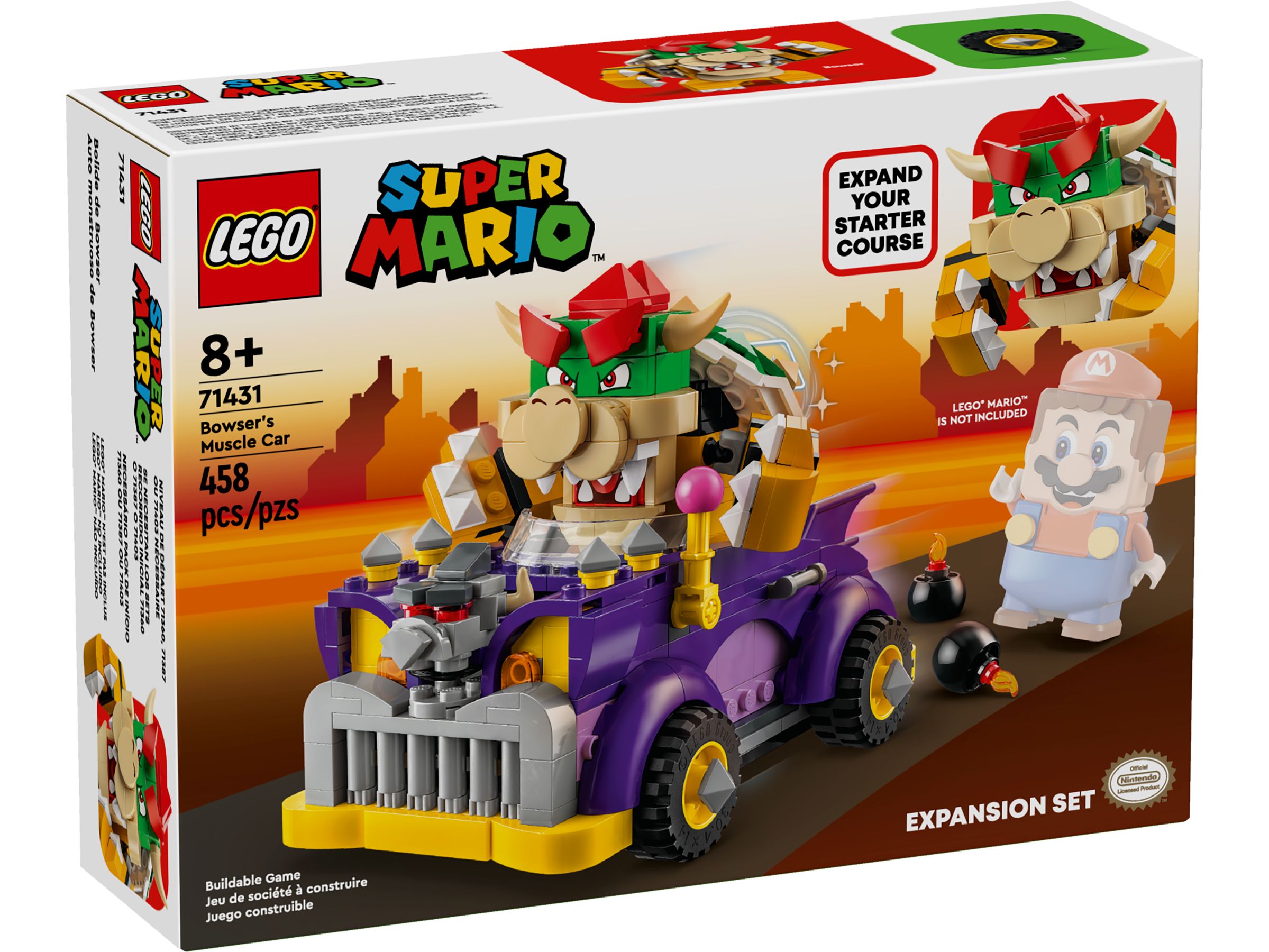 LEGO Super Mario Bowsers Monsterkarre - Erweiterungsset 71431