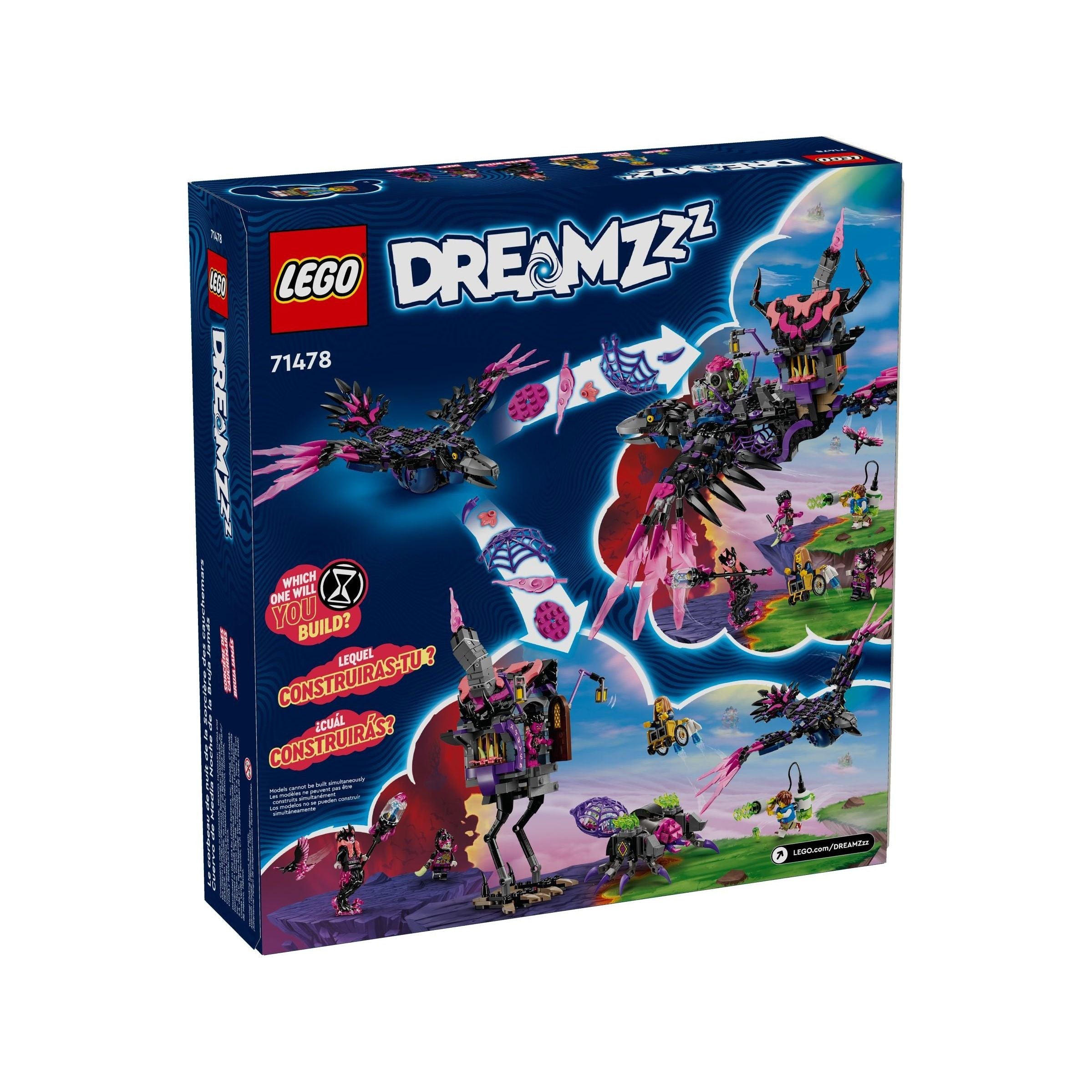 LEGO DreamZzz Der Mitternachtsrabe der Nimmerhexe 71478