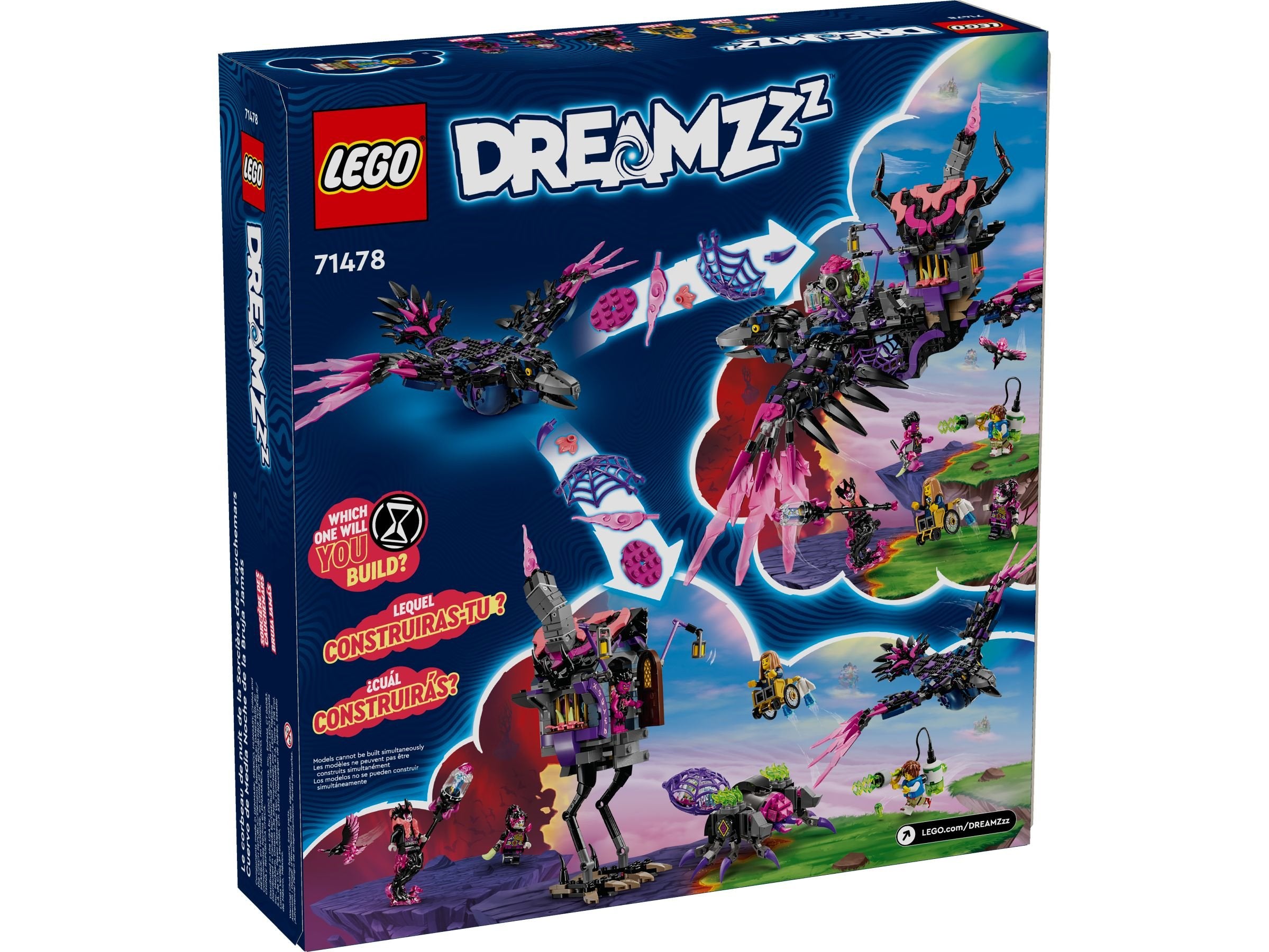 LEGO DreamZzz Der Mitternachtsrabe der Nimmerhexe 71478