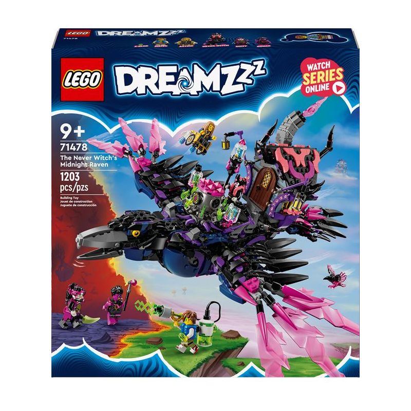 LEGO DreamZzz Der Mitternachtsrabe der Nimmerhexe 71478