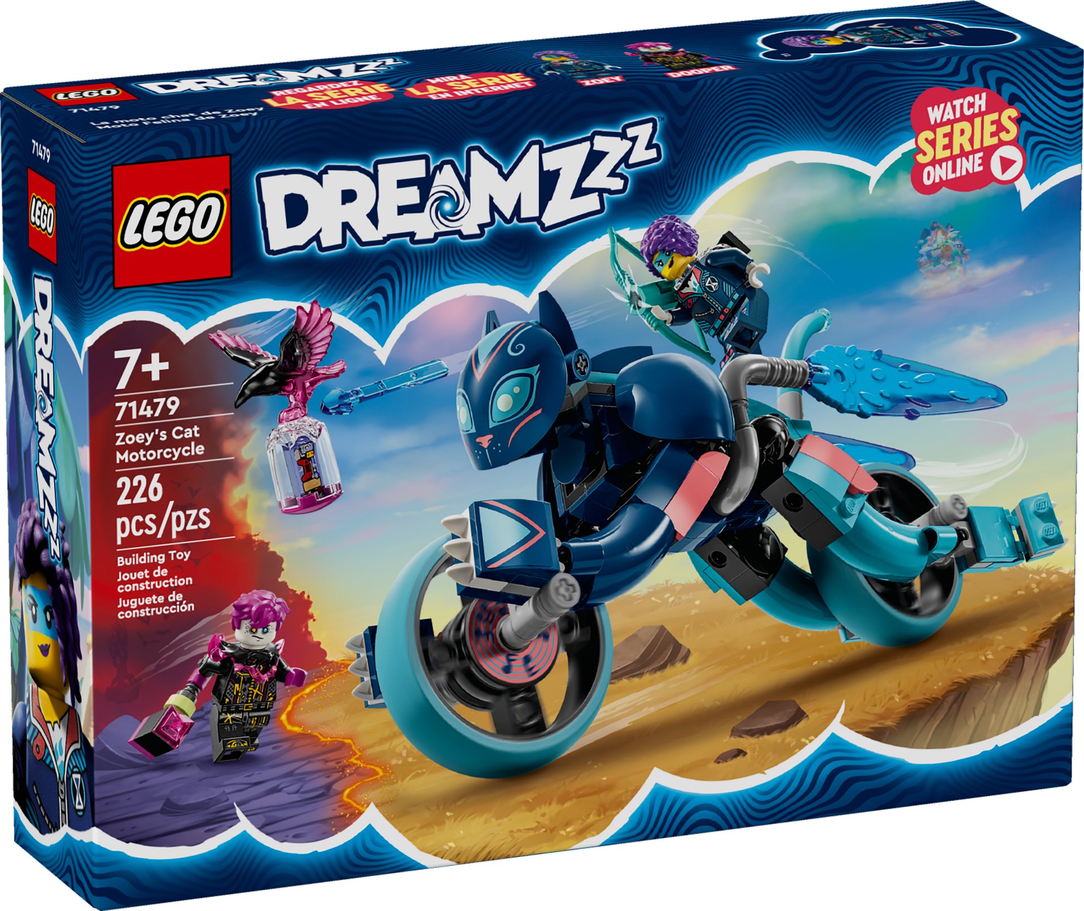 LEGO DreamZzz Zoeys Katzenmotorrad 71479