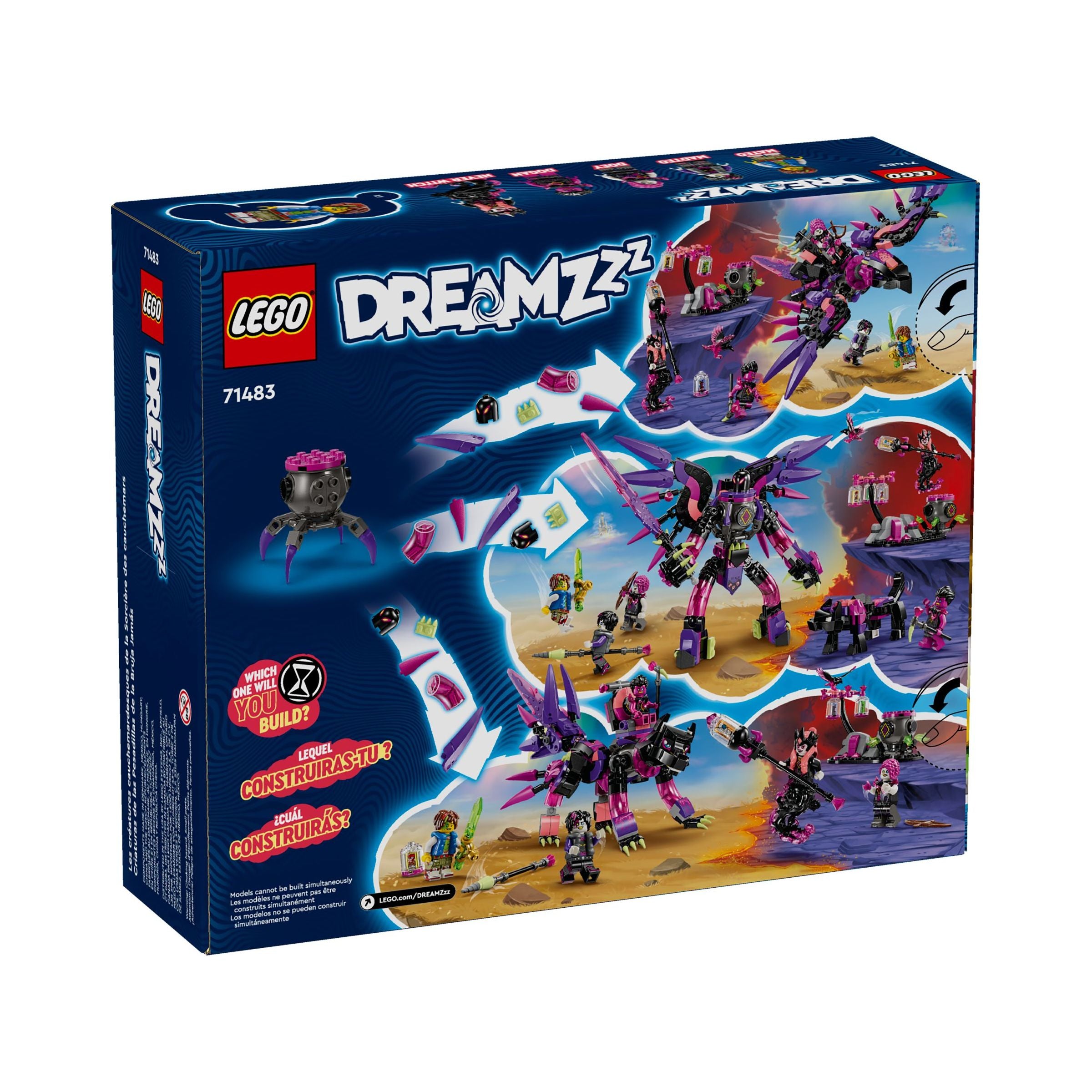 LEGO DreamZzz Die Albtraumkreaturen der Nimmerhexe 71483