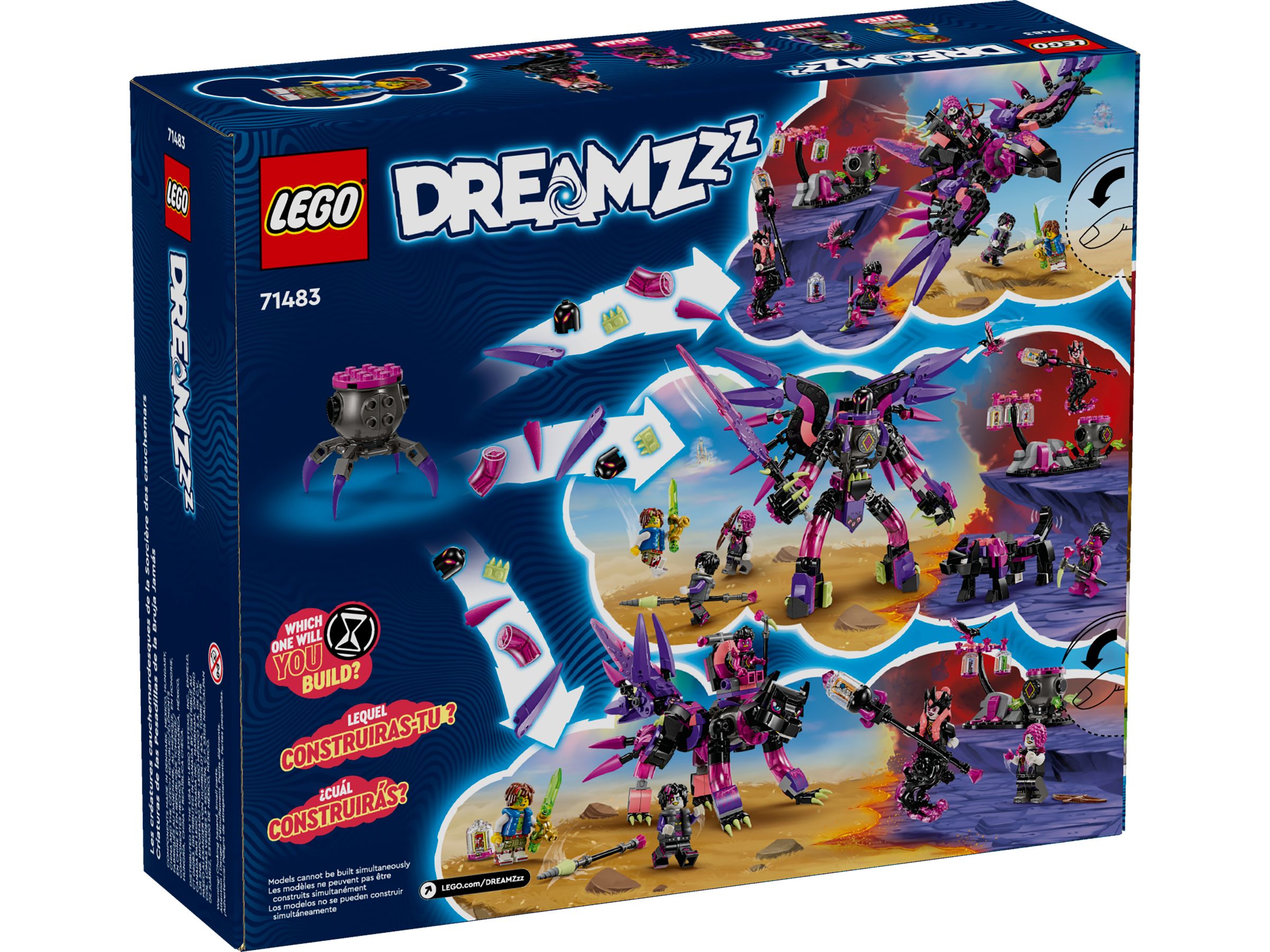 LEGO DreamZzz Die Albtraumkreaturen der Nimmerhexe 71483