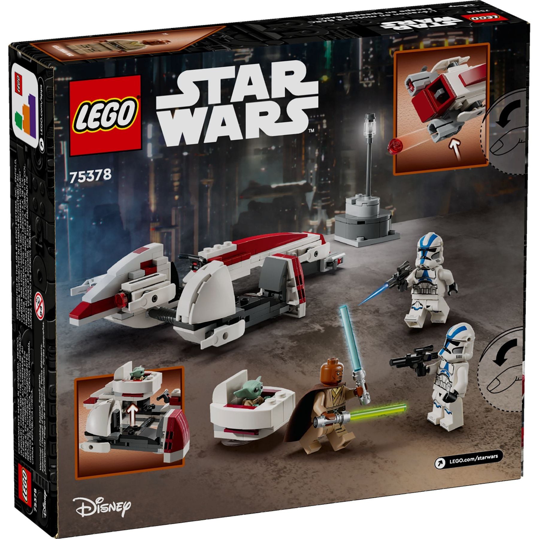 LEGO Star Wars Flucht mit dem BARC Speeder 75378