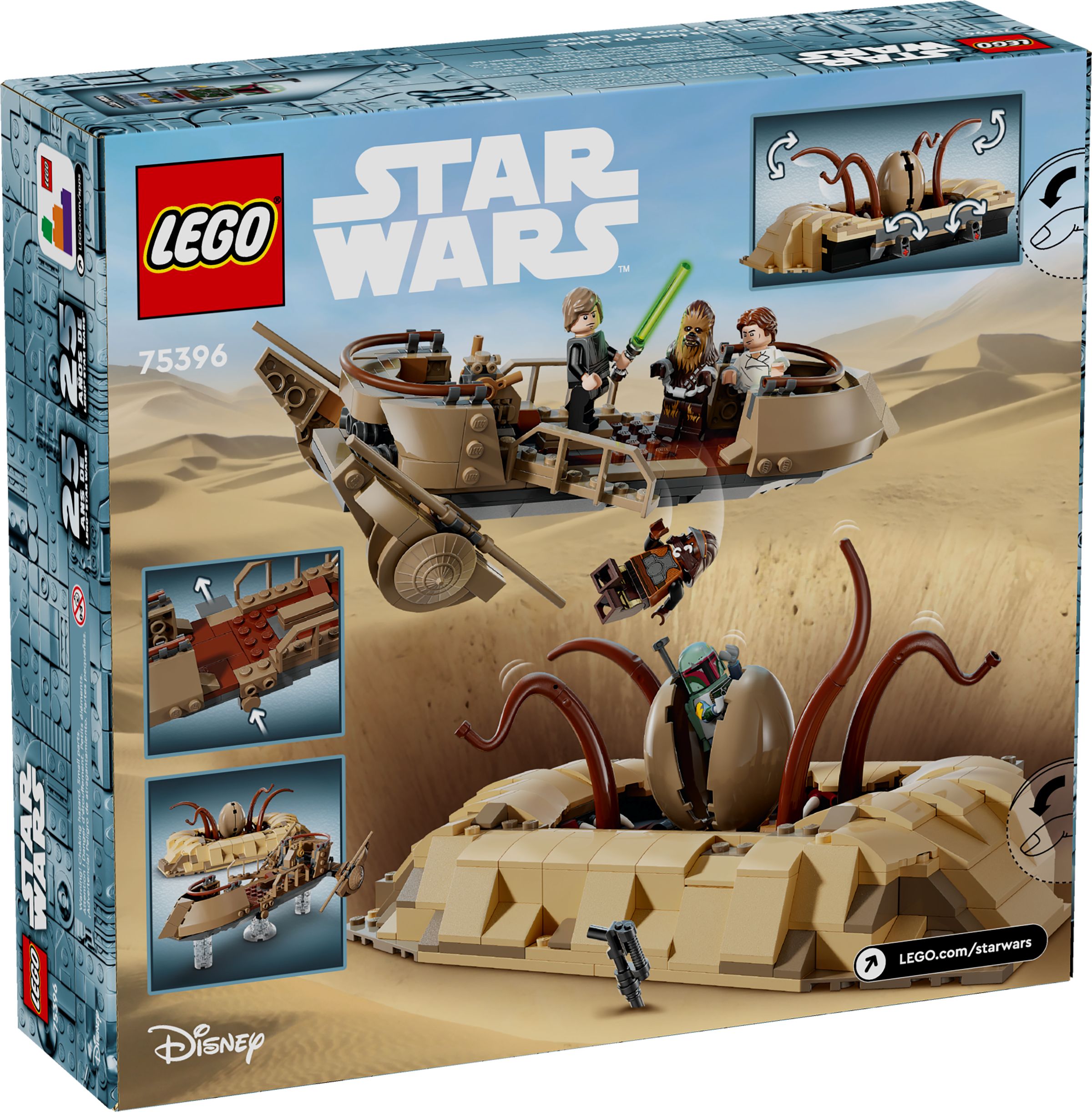 LEGO Star Wars Wüsten-Skiff und Sarlacc-Grube 75396