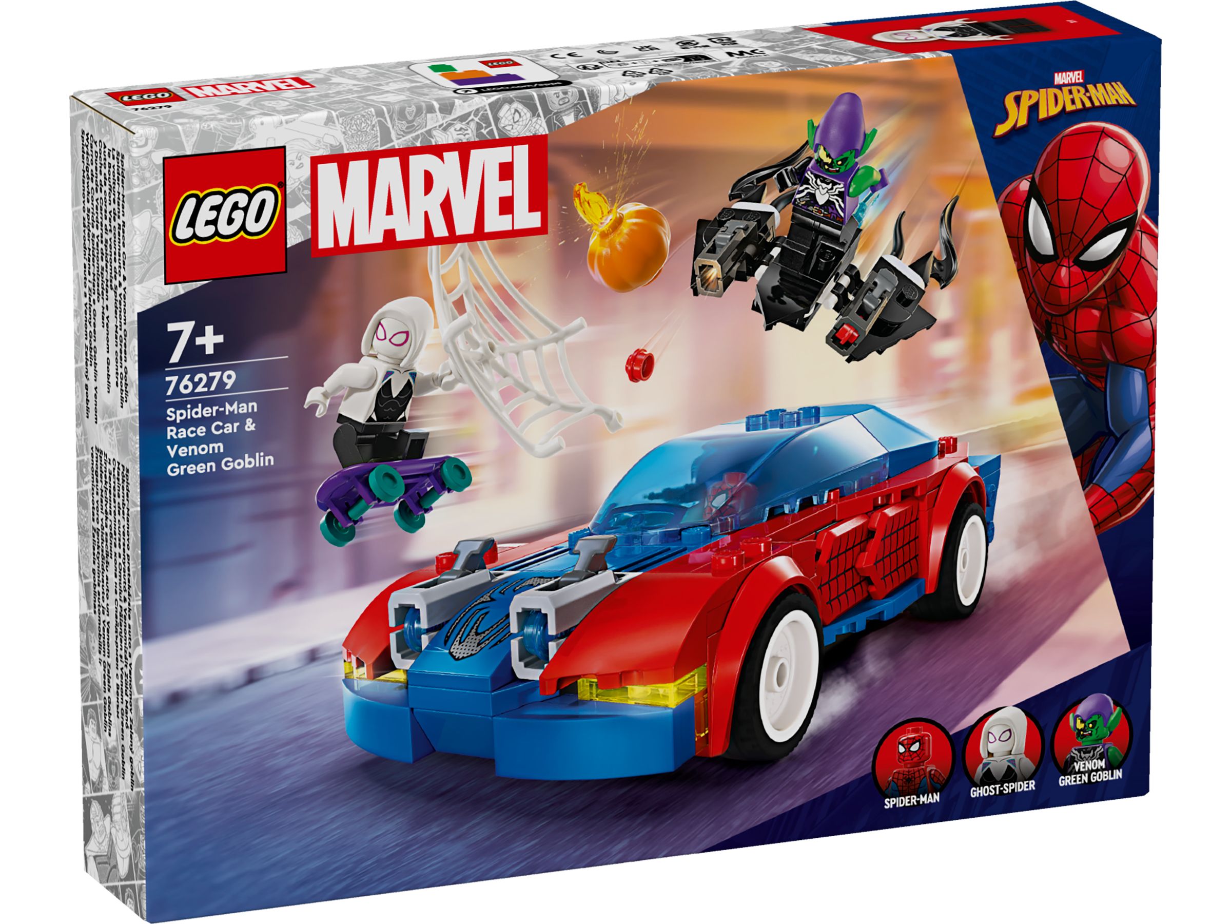 LEGO Marvel Spider-Mans Rennauto & Venom Green Goblin 76279