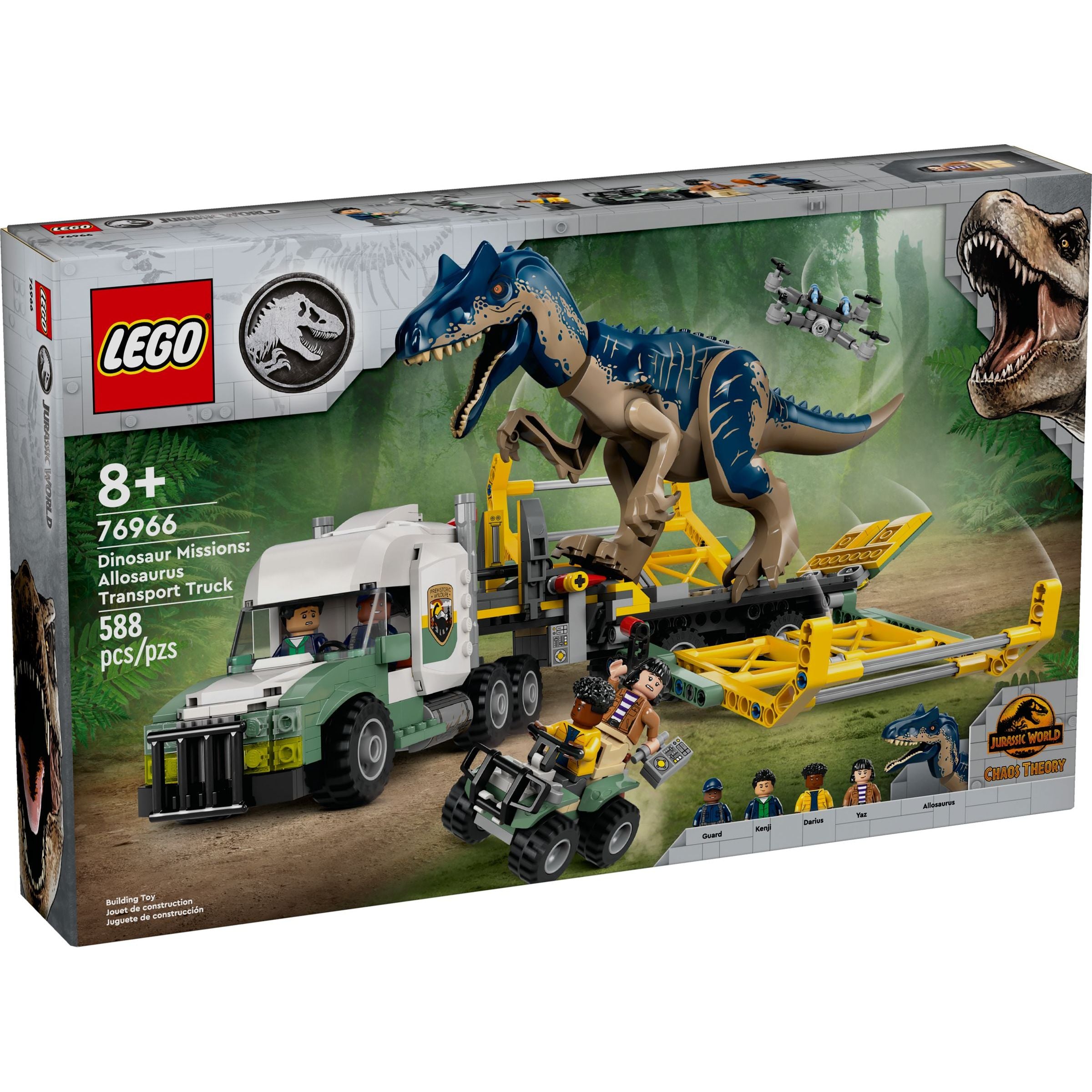 LEGO Jurassic World Allosaurus Transport Truck 76966