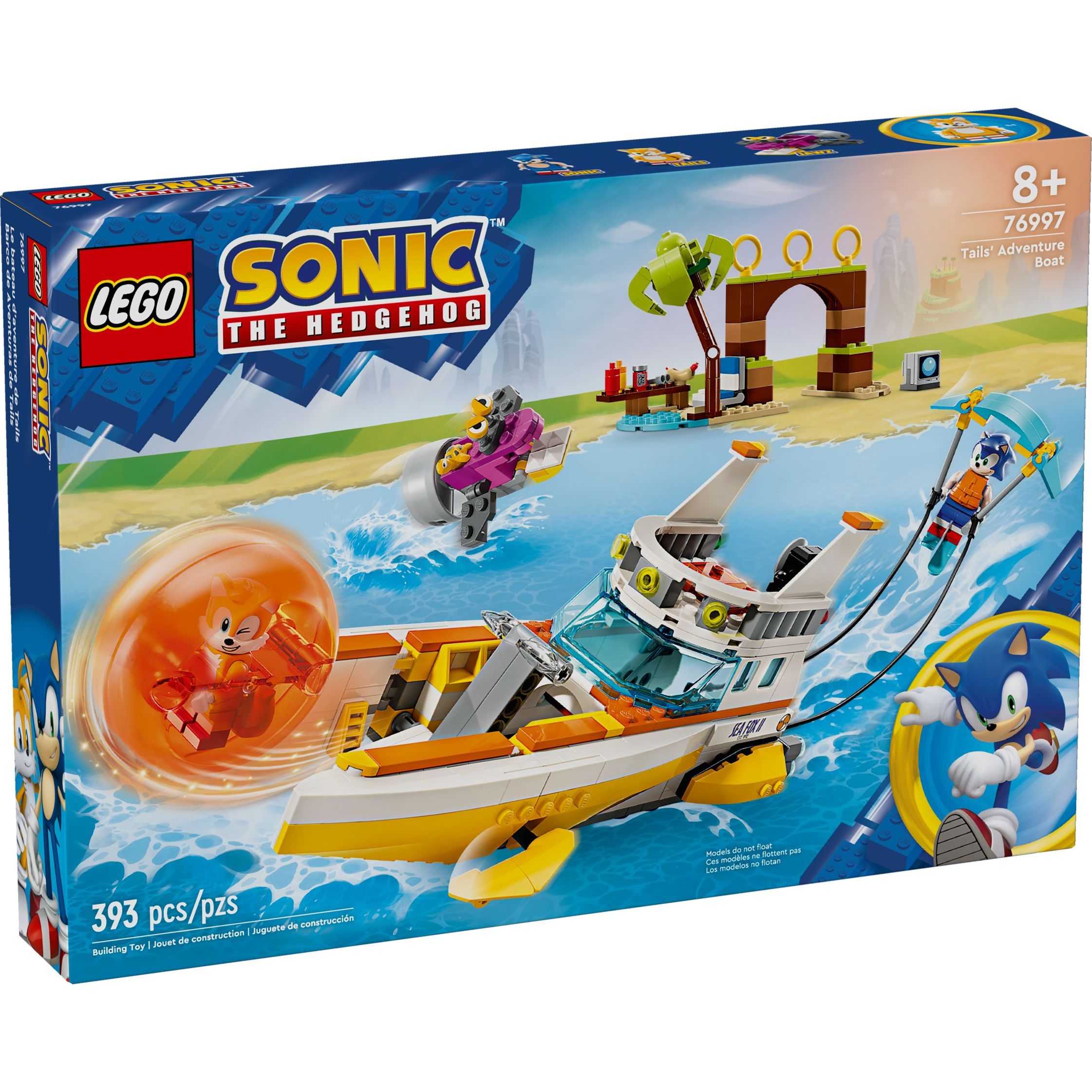 LEGO Sonic the Hedgehog Tails Abenteuerboot 76997