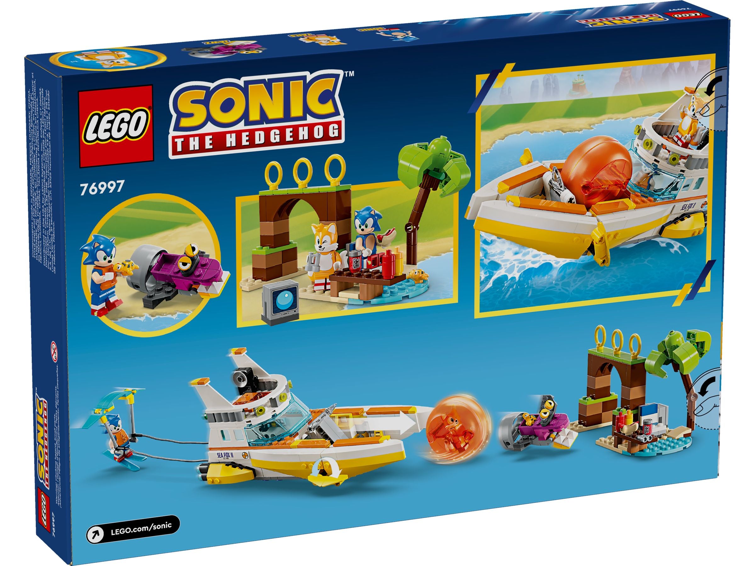 LEGO Sonic the Hedgehog Tails Abenteuerboot 76997