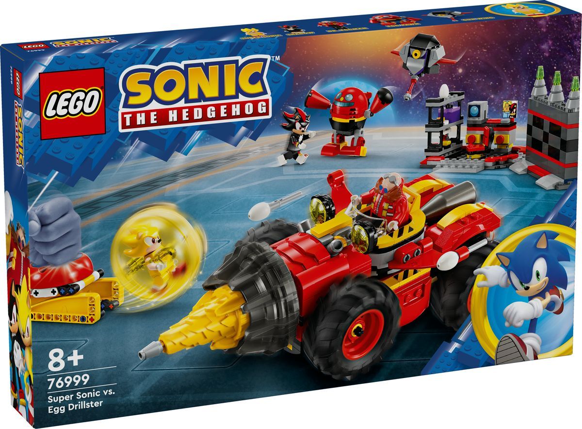 LEGO Sonic the Hedgehog Super Sonic vx Egg Drillster 76999