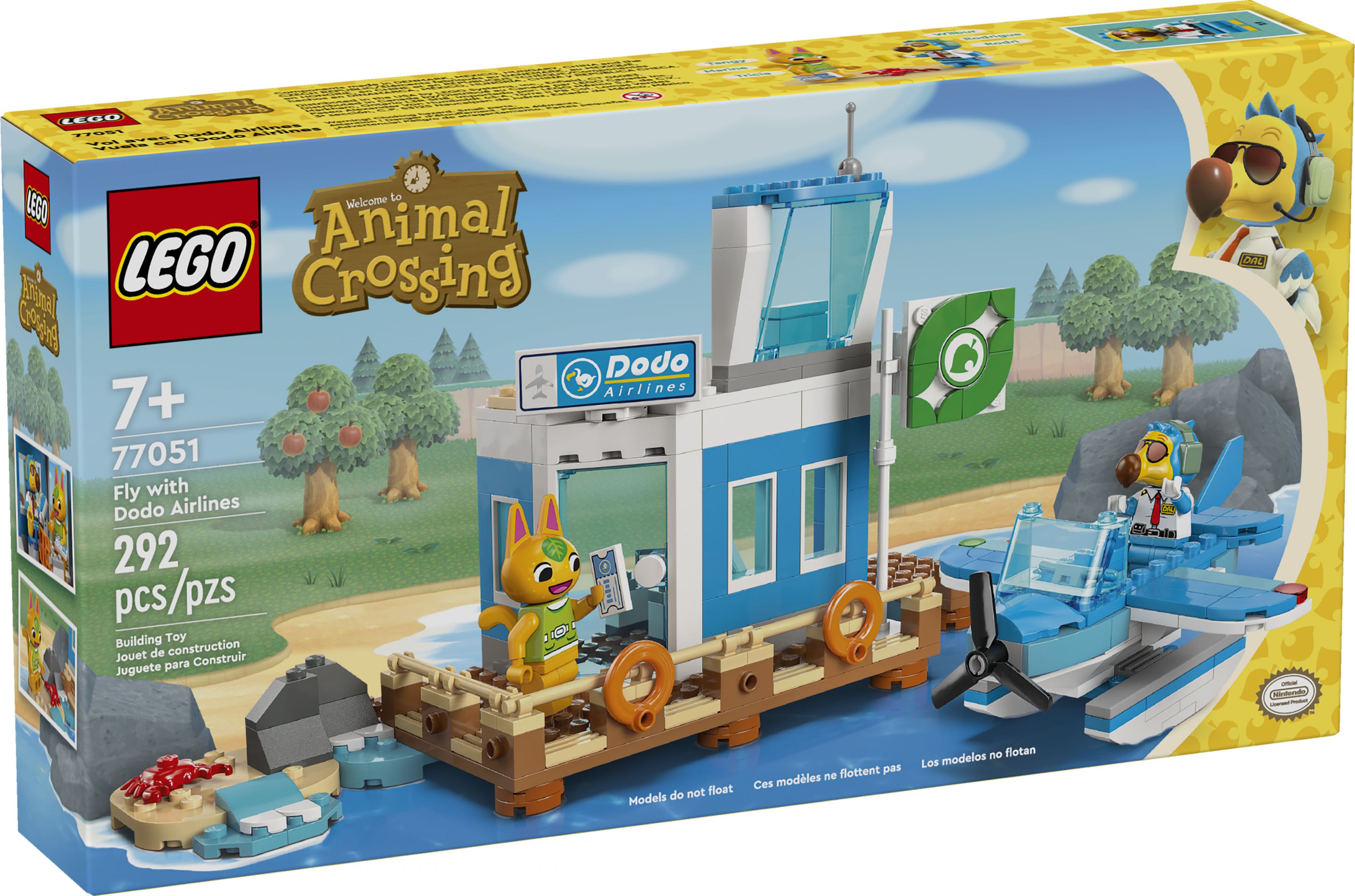 LEGO Animal Crossing Flieg mit Dodo Airlines 77051