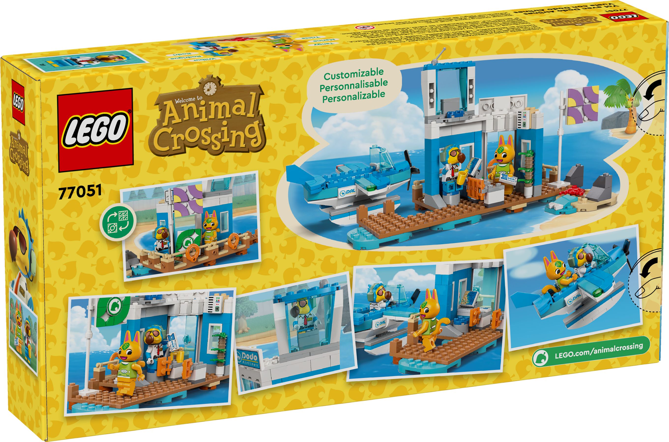 LEGO Animal Crossing Flieg mit Dodo Airlines 77051