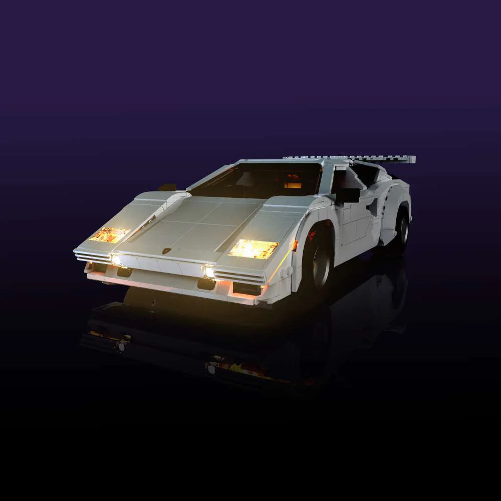 LMB 2.0 LED Licht Set für LEGO Lamborghini Countach 5000 Quattrovalvole 10337