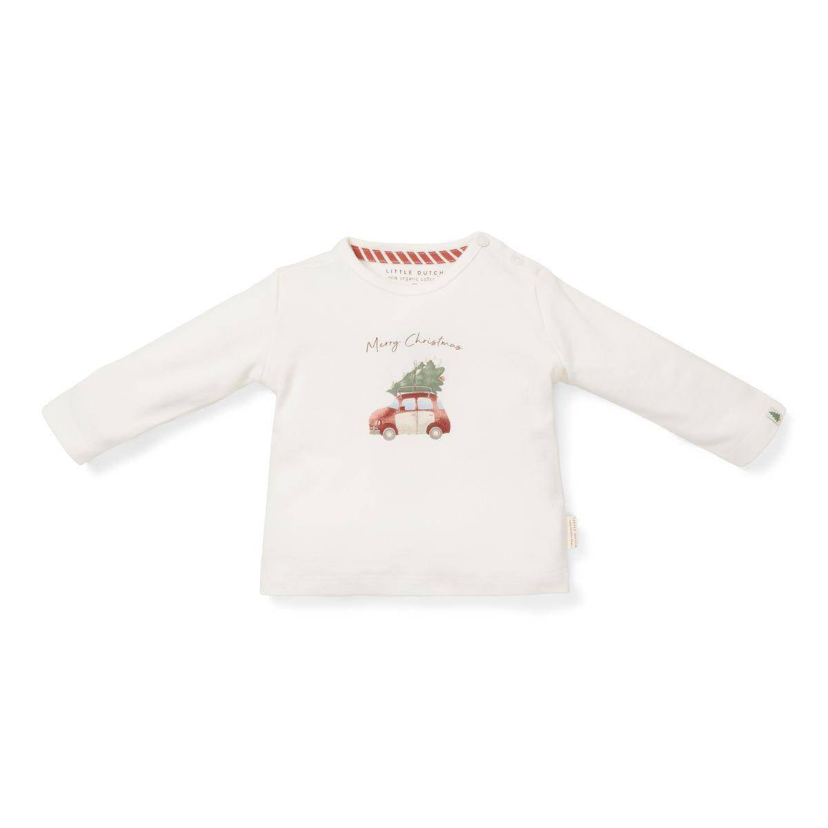 Little Dutch Christmas T-shirt long sleeves Merry Christmas - 98