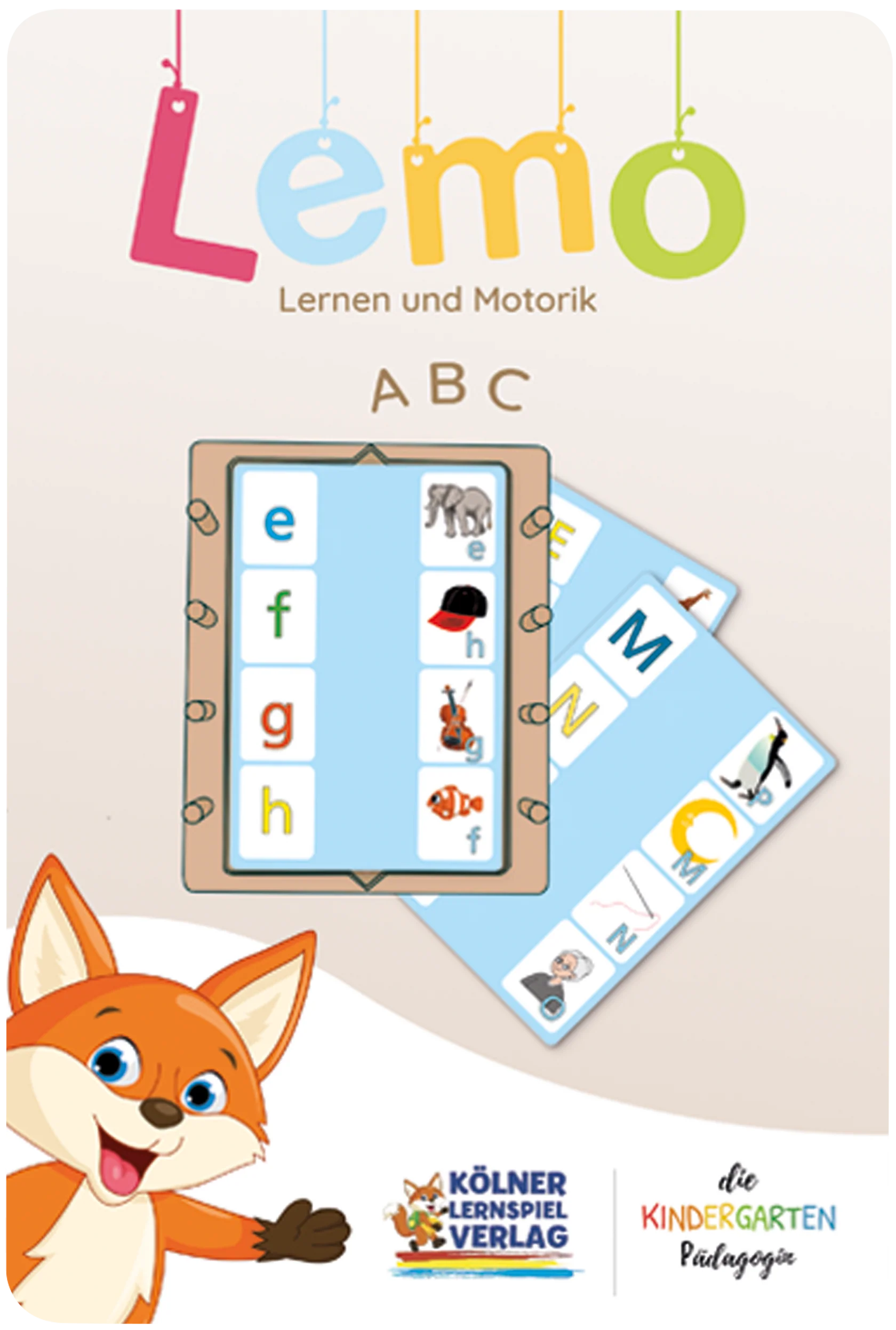 Kölner Lernspielverlag Lemo Kartensatz ABC (ab 5 Jahren)