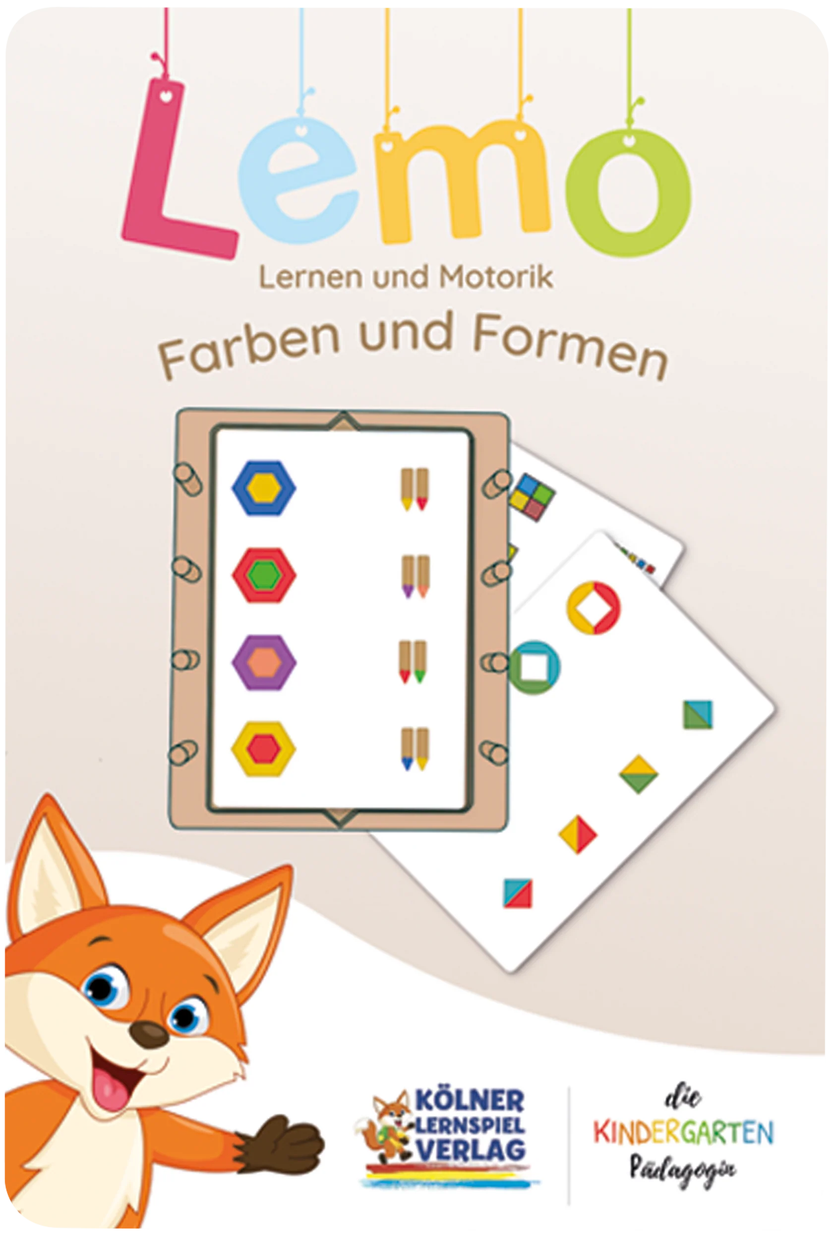Kölner Lernspielverlag Lemo Kartensatz Farben und Formen (ab 3 Jahren)