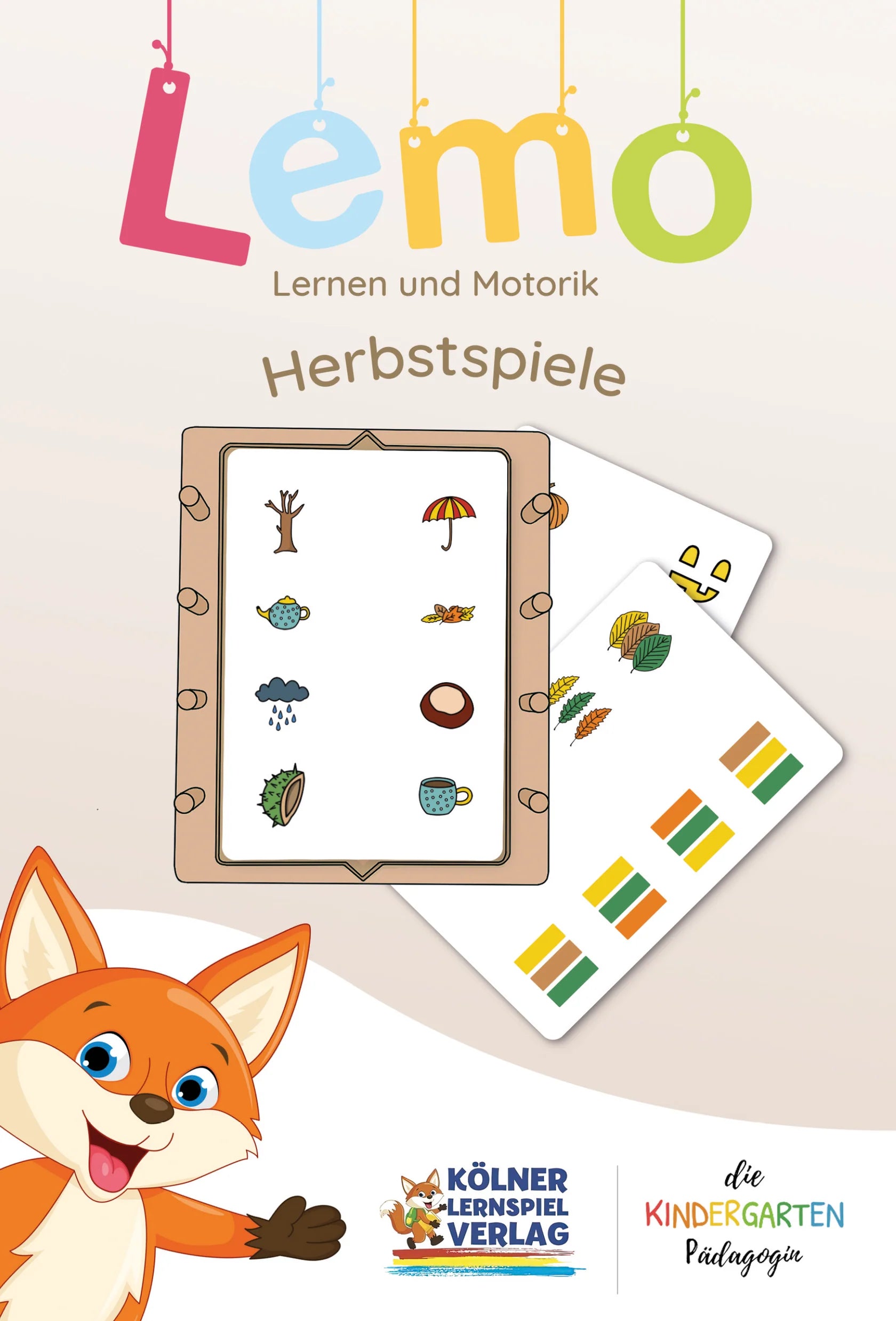 Kölner Lernspielverlag Lemo Kartensatz Herbstspiele ab 4 Jahren