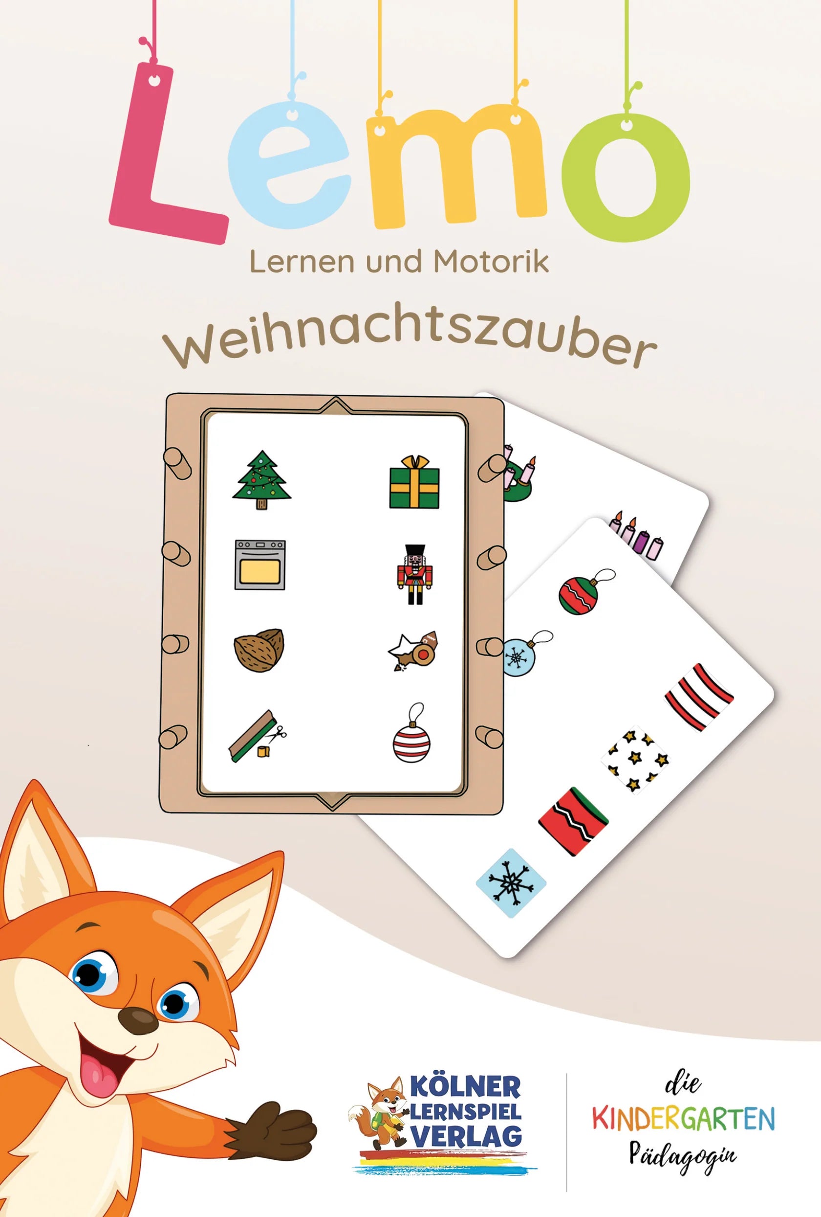 Kölner Lernspielverlag Lemo Kartensatz Weihnachtszauber ab 3-4 Jahren