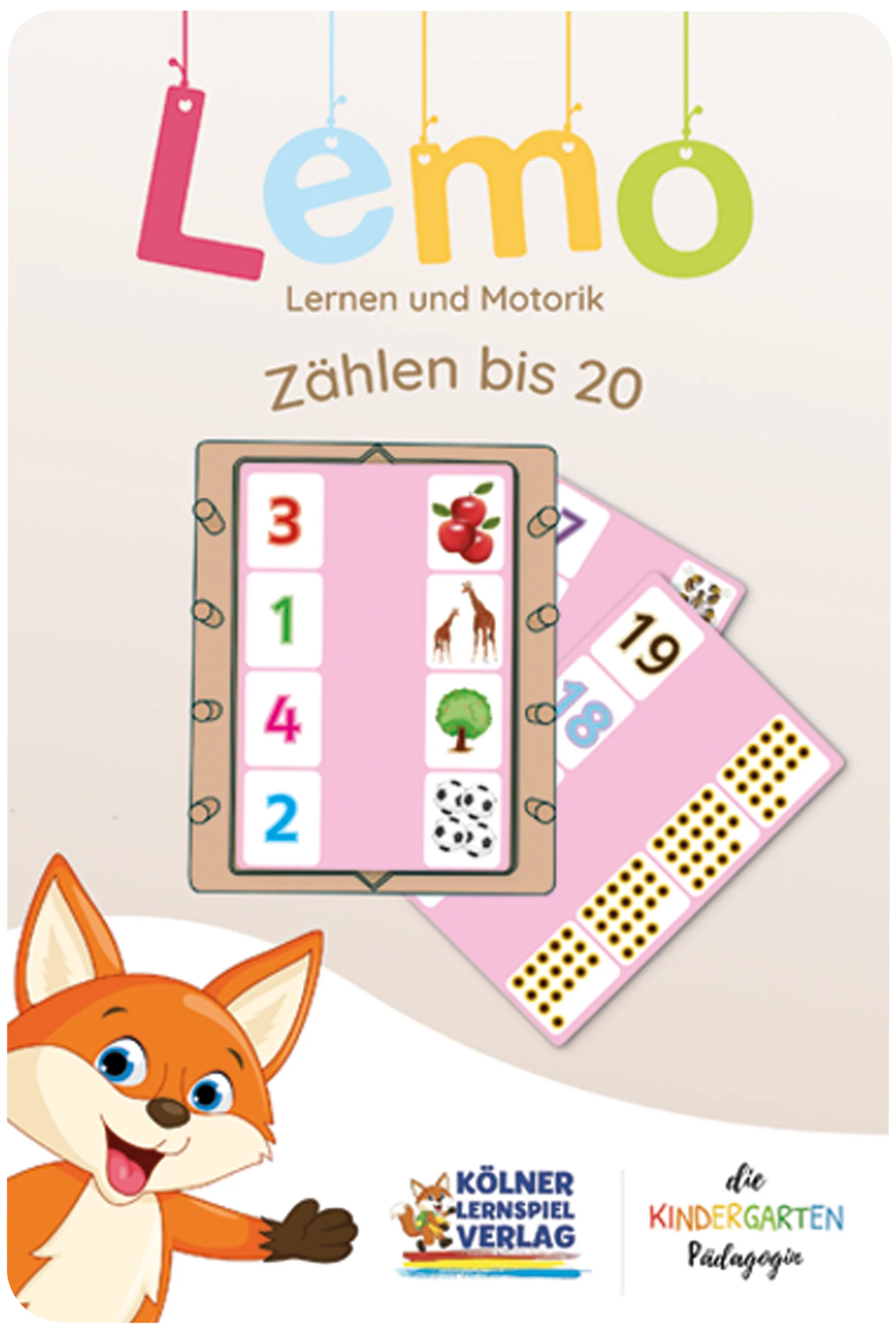 Kölner Lernspielverlag Lemo Kartensatz Zählen bis 20 (ab 5 Jahren)