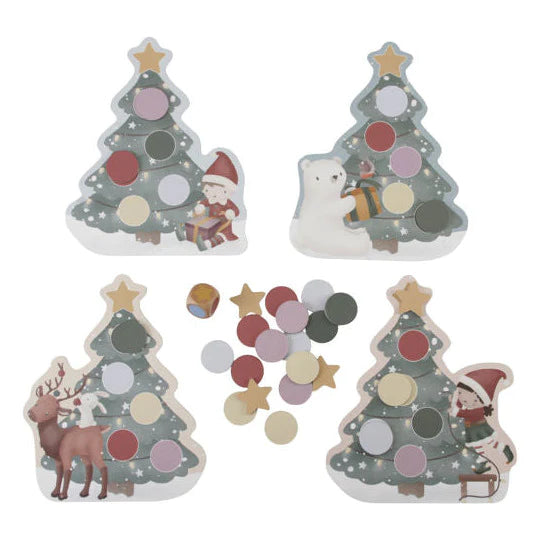 Little Dutch Weihnachtsbäume Spiel FSC
