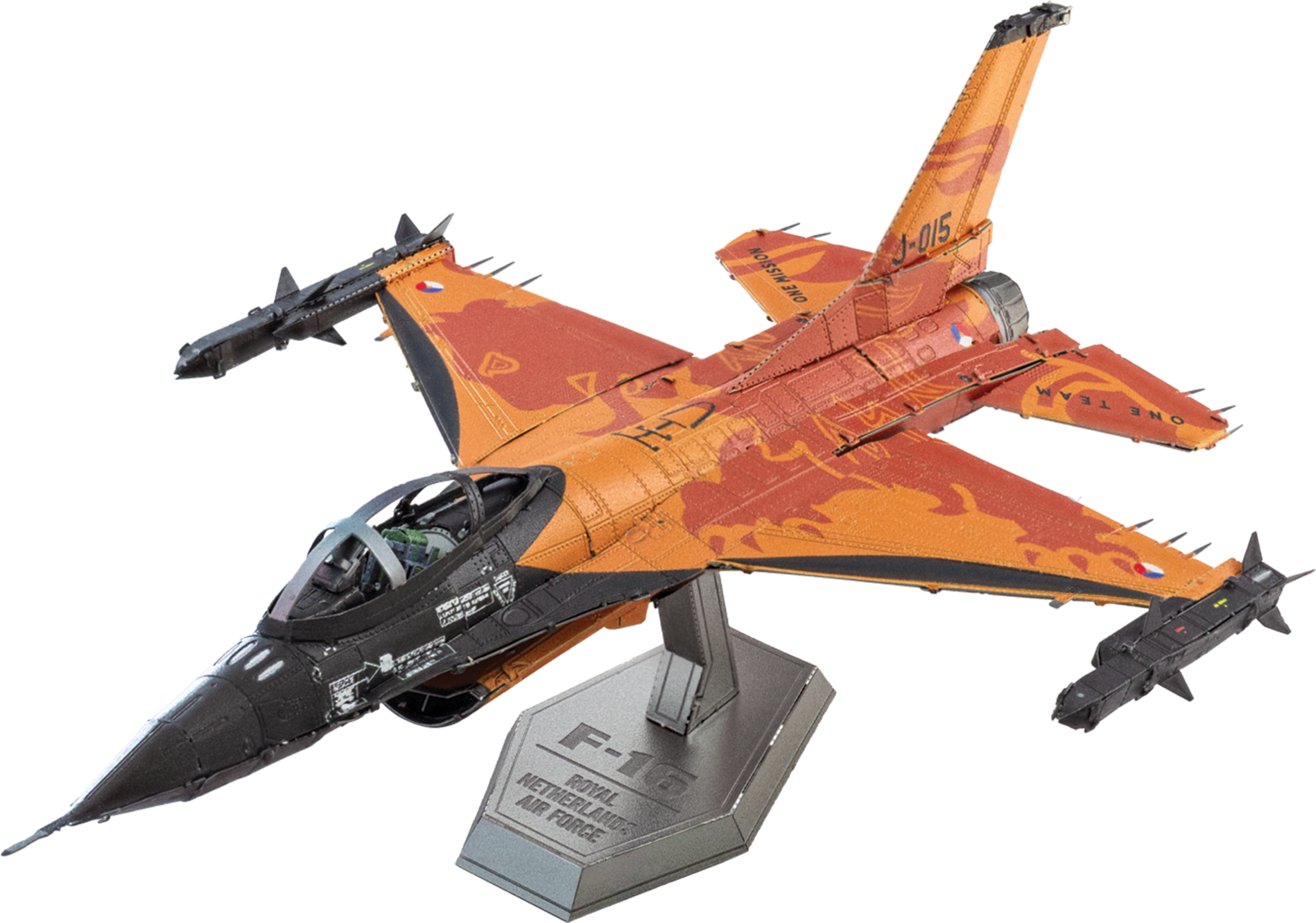 Metal Earth F-16 Fighting Falcon – Royal Netherlands Air Force – Metall Bausatz