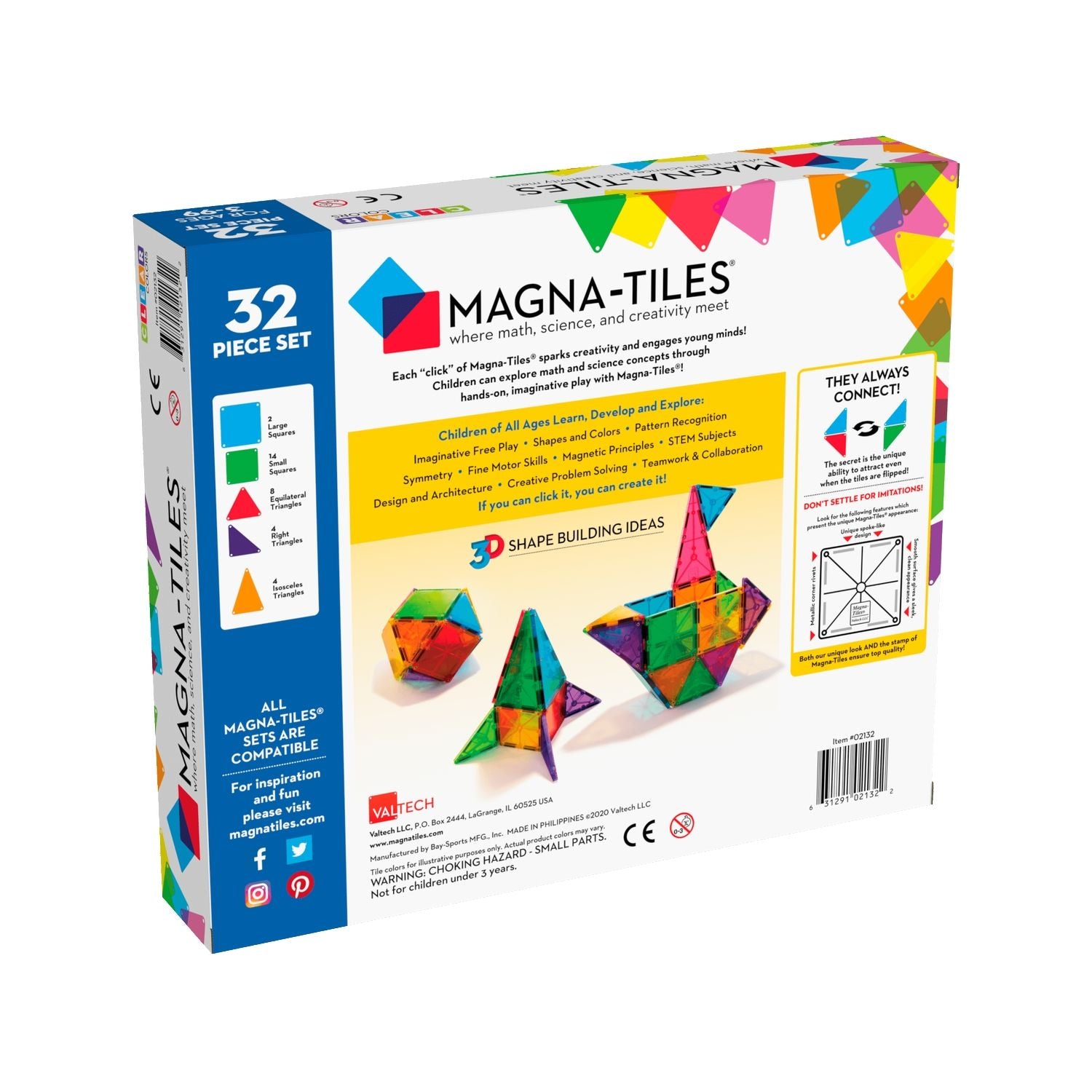 Magna-Tiles® Classic Set (32-teilig)