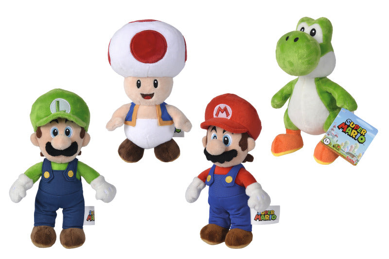 Super Mario Plüsch 20 cm assortiert