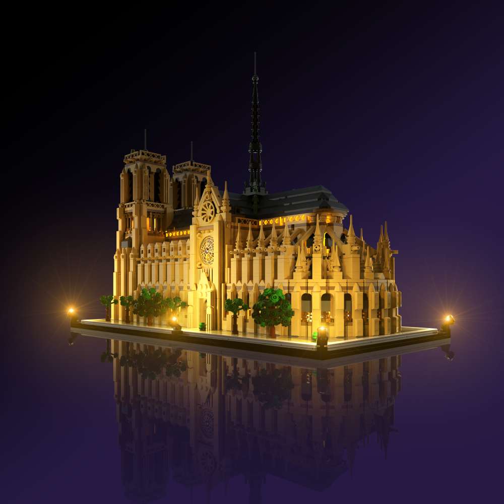 LMB 2.0 LED Licht Set für LEGO Architecture Notre-Dame de Paris 21061