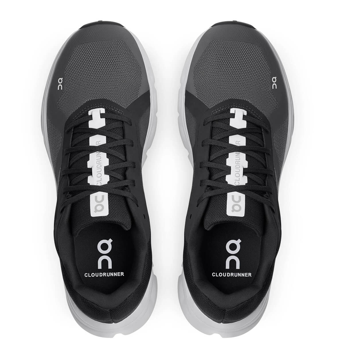 ON Herren Schuh Cloudrunner (dunkelgrau/  schwarz, 44.5)