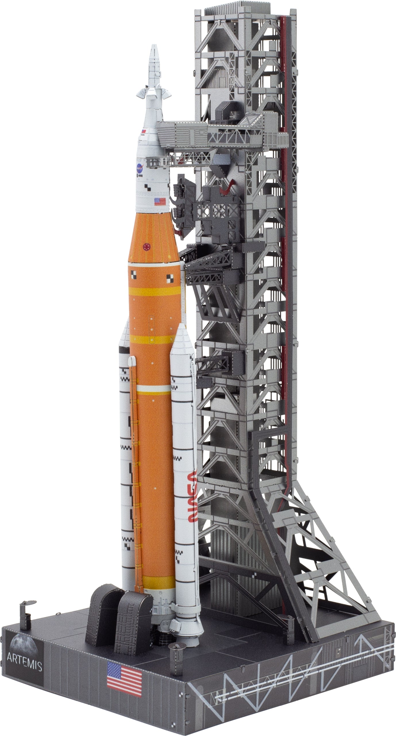 Metal Earth Artemis Moon Rocket – Premium Metall Bausatz