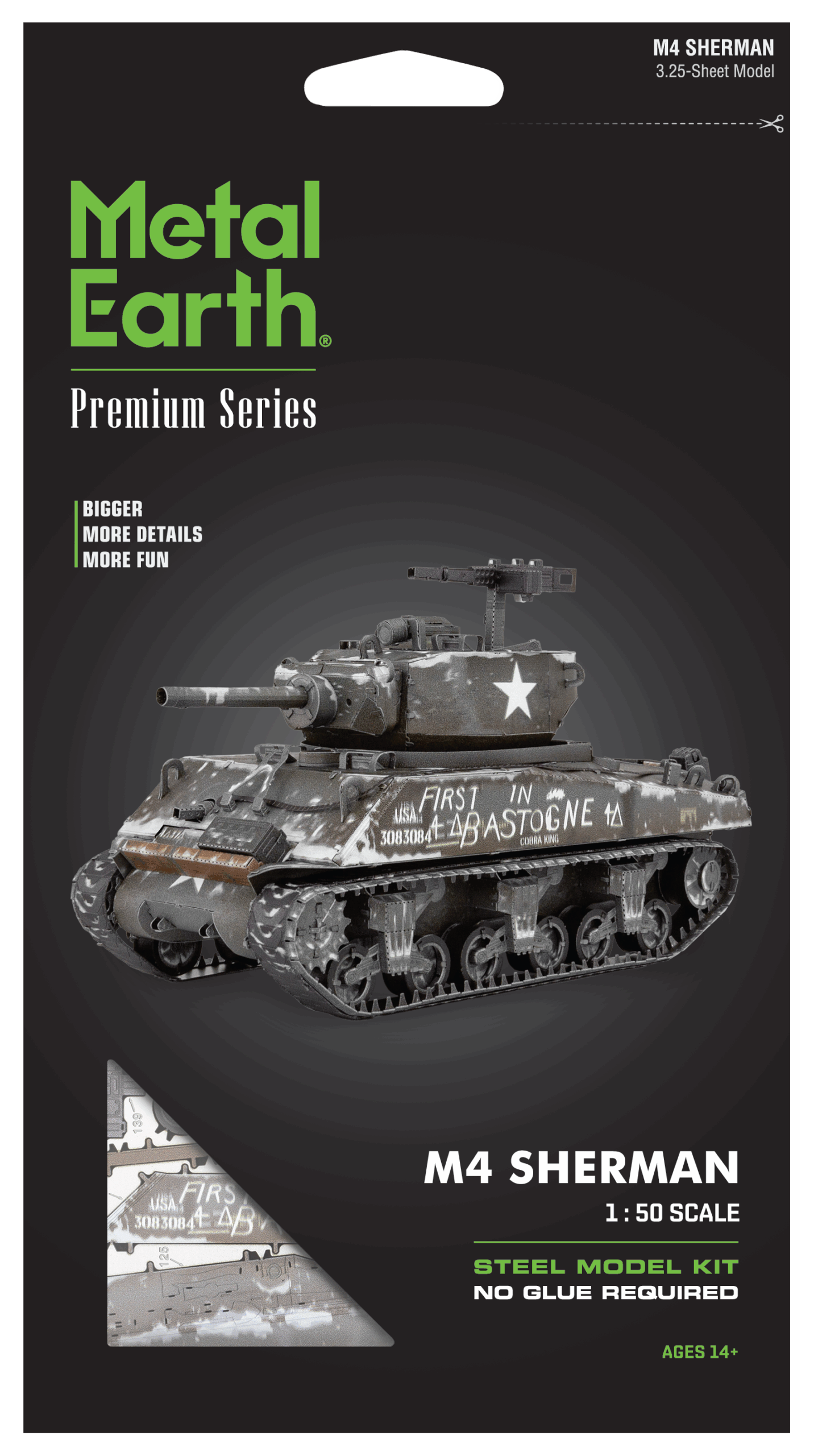 Metal Earth M4 Shrerman – Premium Metall Bausatz