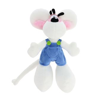 Diddl-Plüschtier in blauer Latzhose, 30 cm