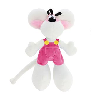 Diddl-Plüschtier in rosa Latzhose, 30 cm