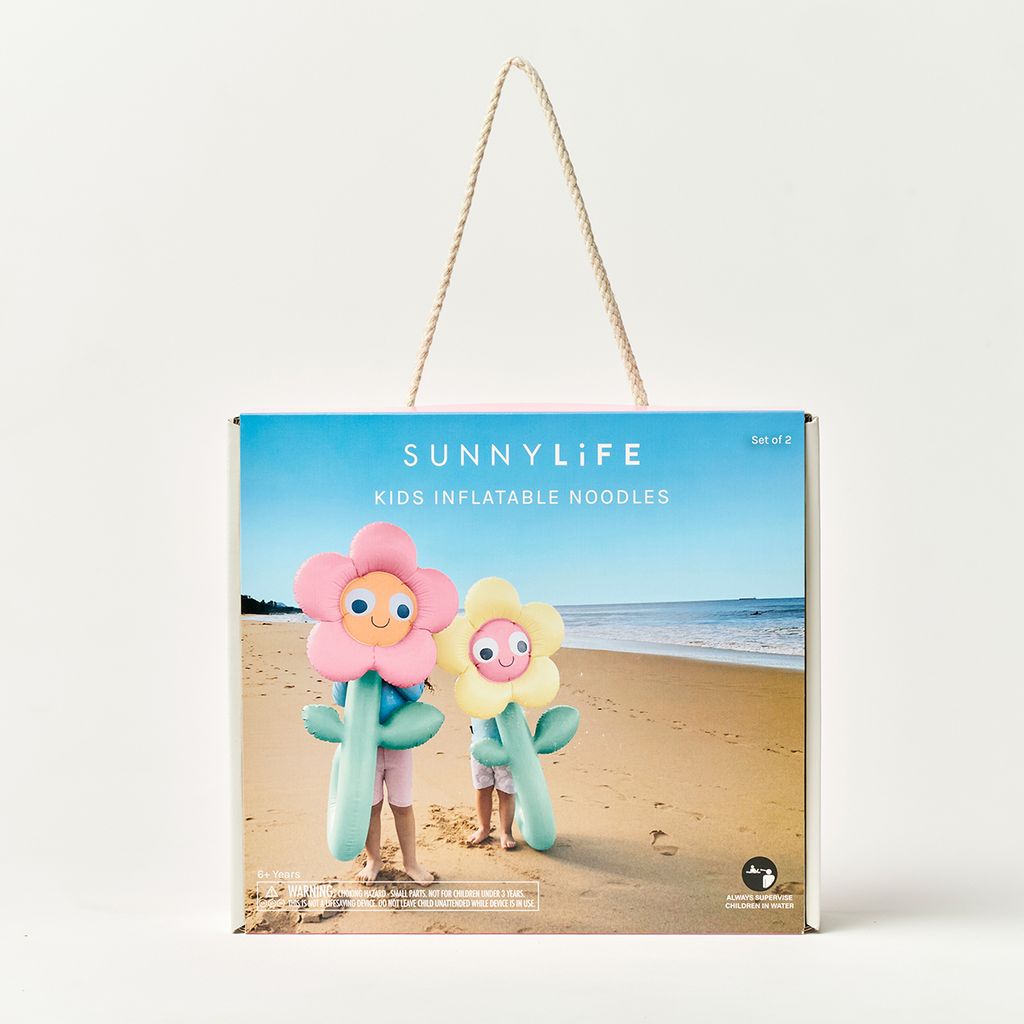 Sunnylife Kids Aufblasbare Nudel Poppy the Peach Multi Set of 2