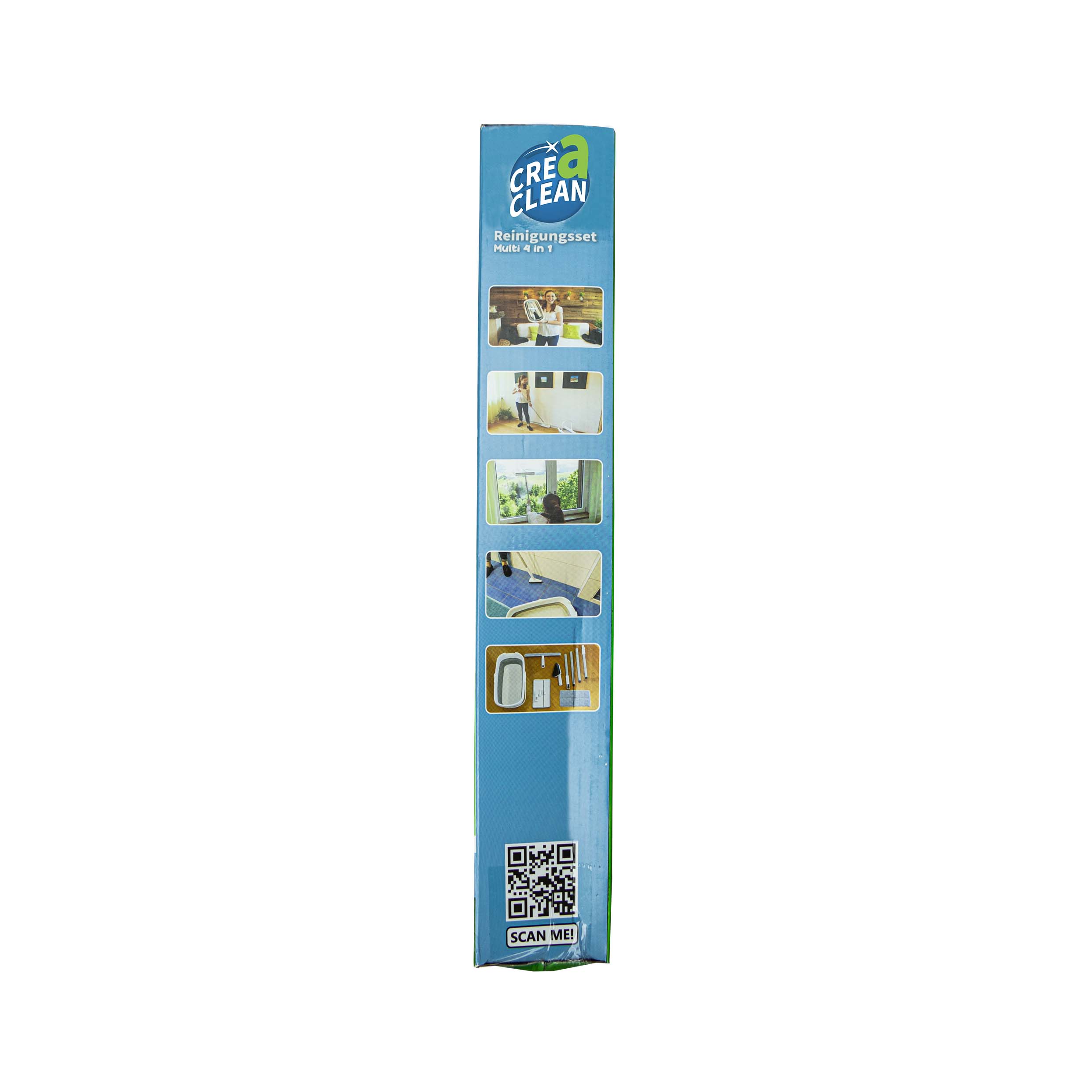CREACLEAN Reinigungsset 9-teilig, 4 in 1