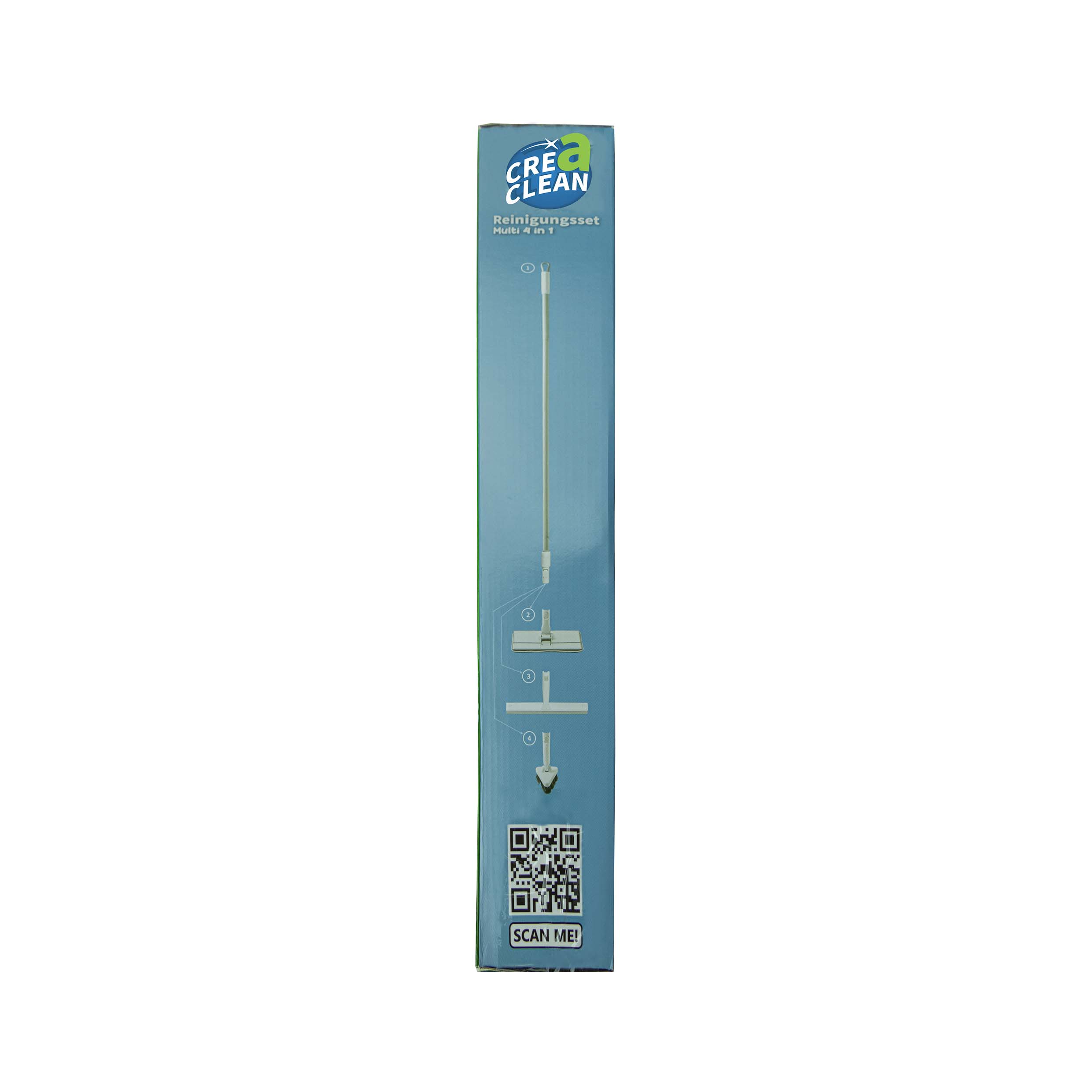 CREACLEAN Reinigungsset 9-teilig, 4 in 1