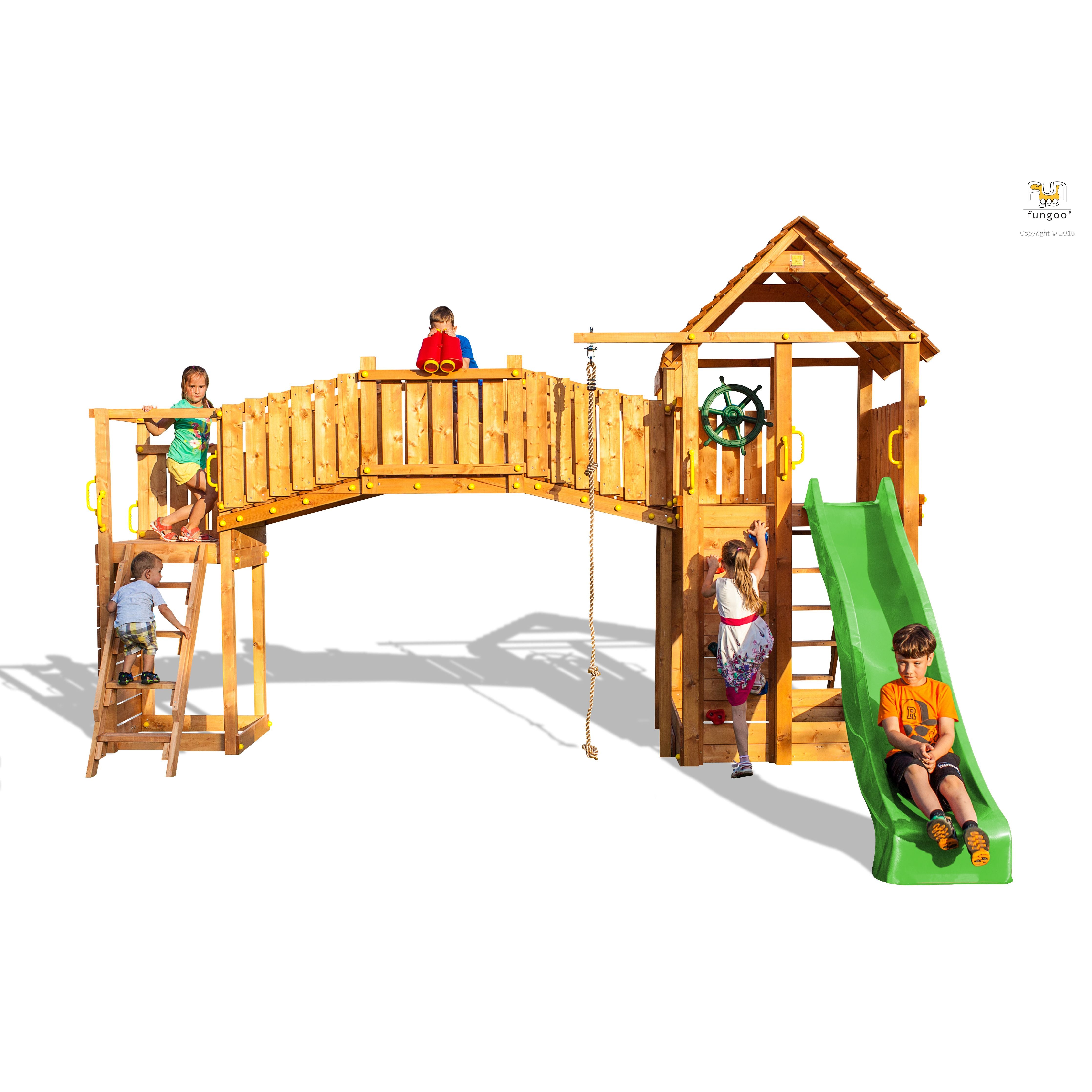 Fungoo SET RAINBOW FORTRESS TIP slide GREEN