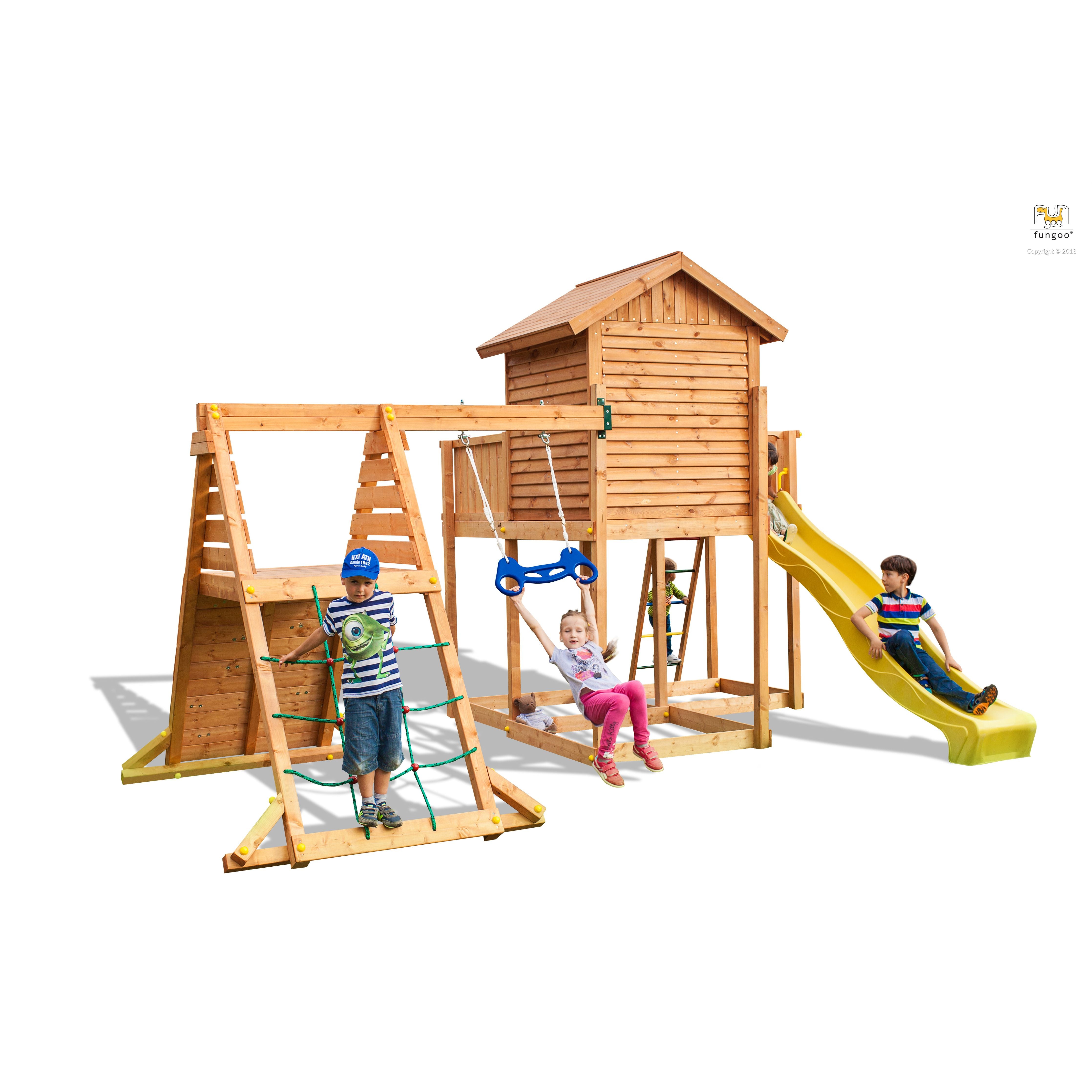 Fungoo SET MySIDE SPIDER slide YELLOW
