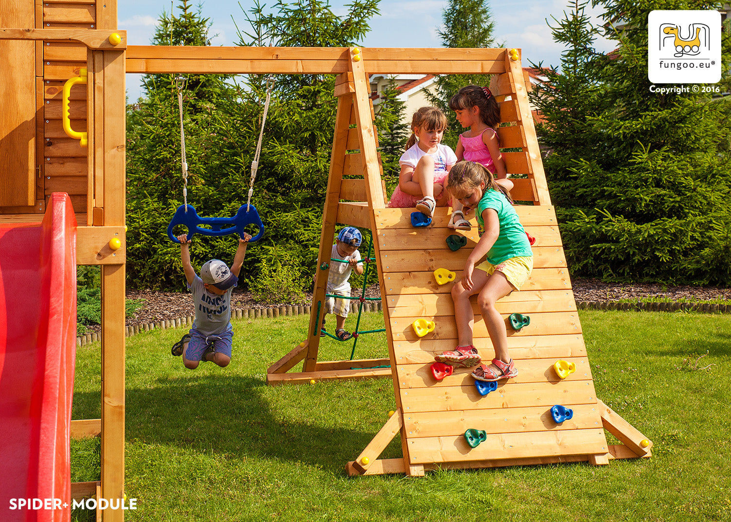 Fungoo SET MySIDE SPIDER slide YELLOW