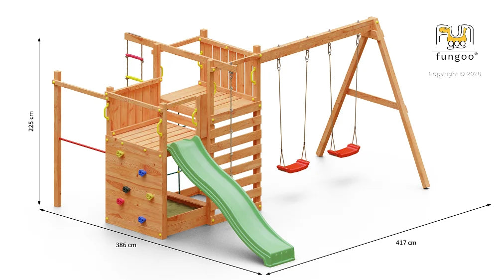 Fungoo Climbing Star3 slide GREEN