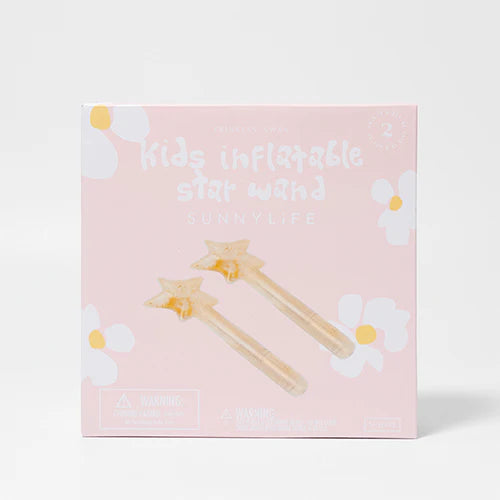 Sunnylife Aufblasbarer Sternenstab für Kinder Princess Swan 2-er Set
