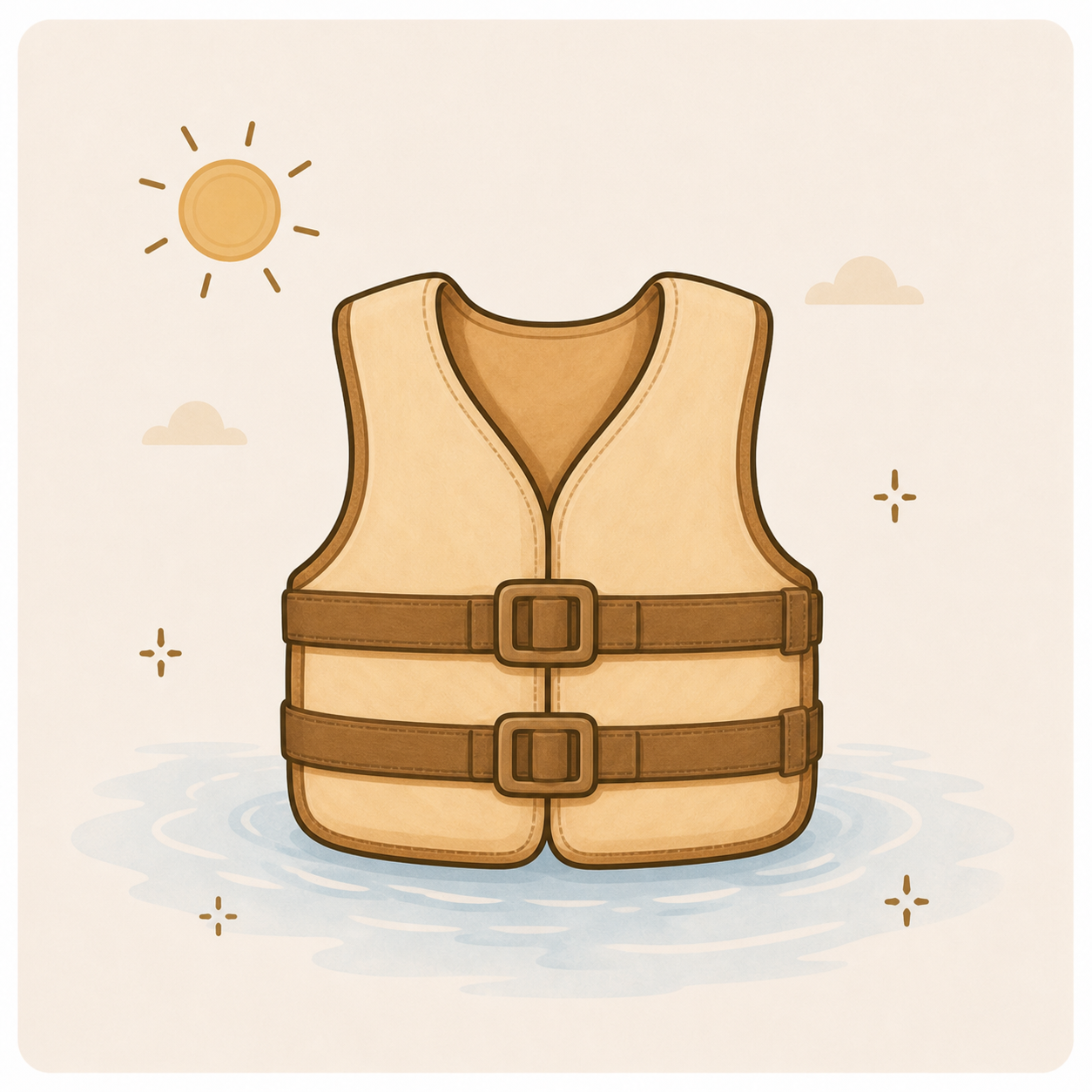 Schwimmweste zur SUP-Miete