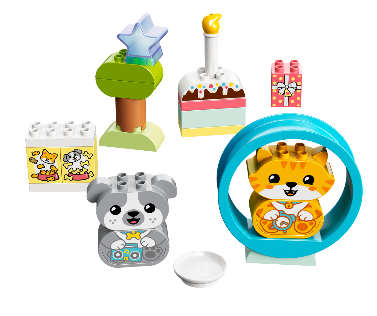LEGO Duplo Mein erstes Hündchen & Kätzchen – mit Ton 10977