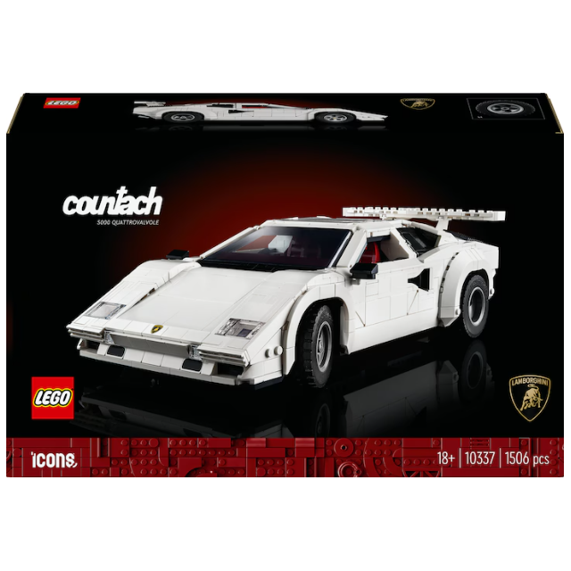 LEGO Icons Lamborghini Countach 5000 Quattrovalvole 10337