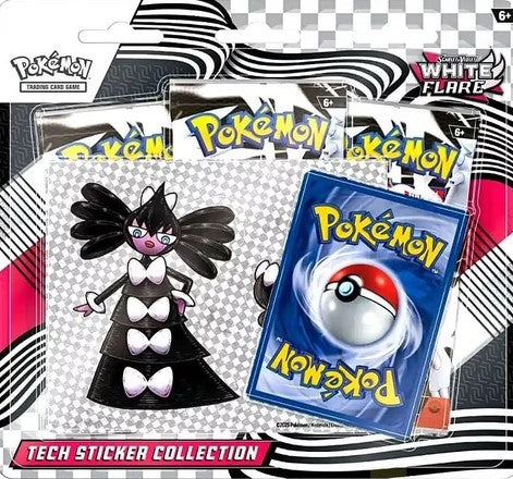 P-EN SV10.5 White Flare Tech Sticker Collection