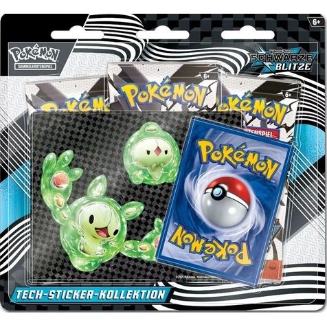 P-DE SV10.5 Schwarze Blitze Tech Sticker Collection