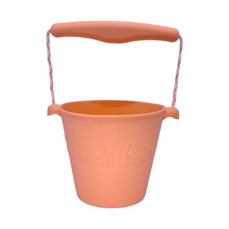 Scrunch Bucket Silikon Eimer Coral